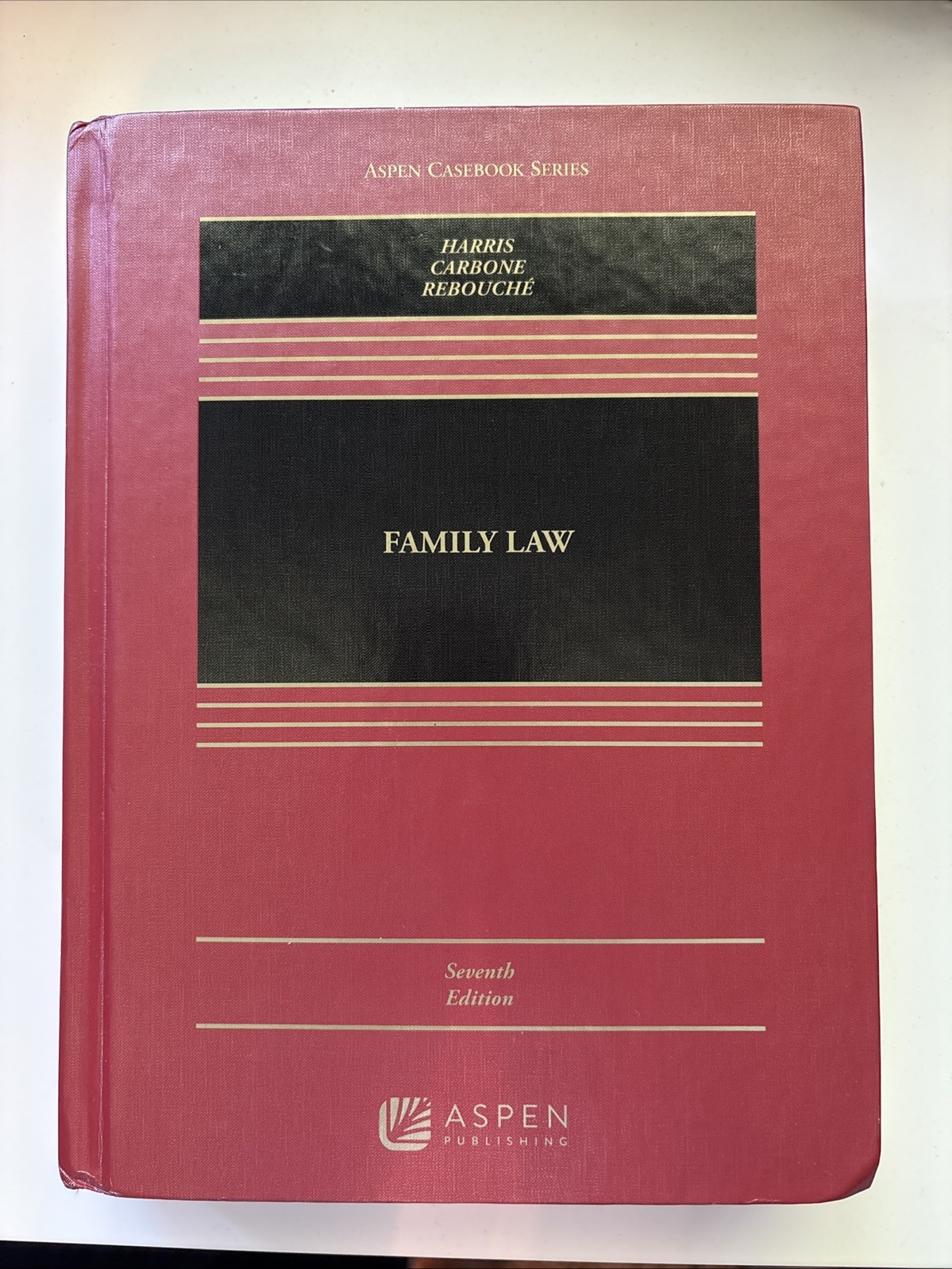 Aspen Casebook Ser.: Family Law Seventh Edition w/ unused connected ebook