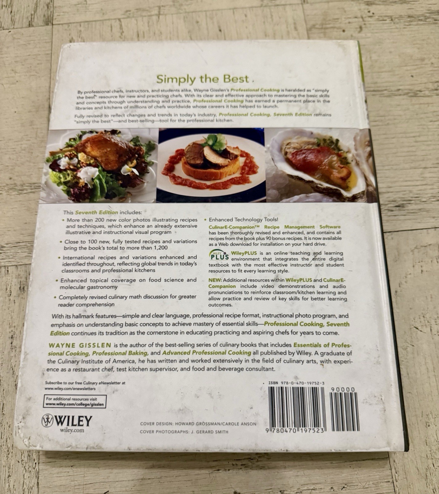 Professional Cooking by Mary Ellen Griffin and Wayne Gisslen (2010, Hardcover)