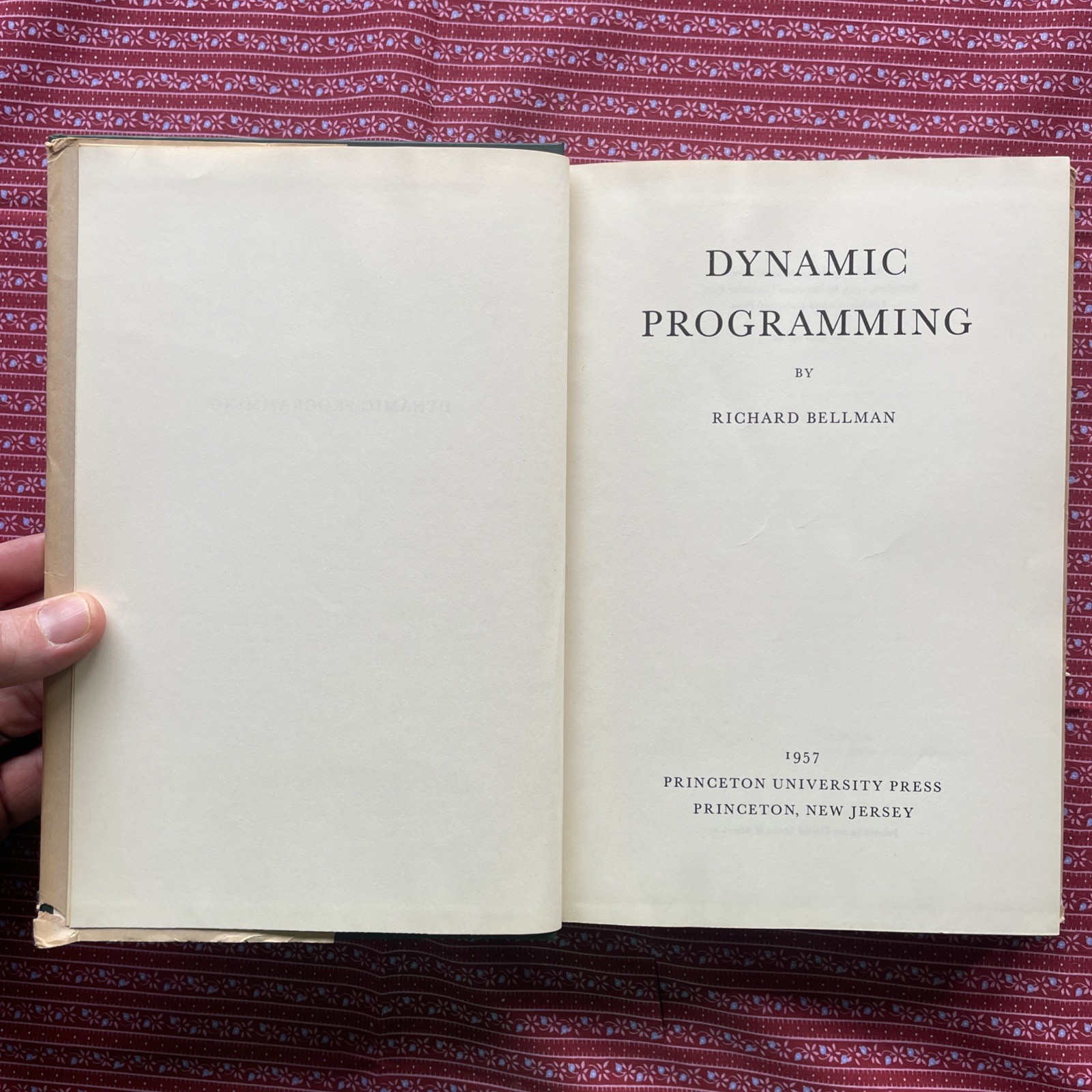 Dynamic Programming by Richard E. Bellman (1957, Princeton Rand Corp VTG HCDJ)