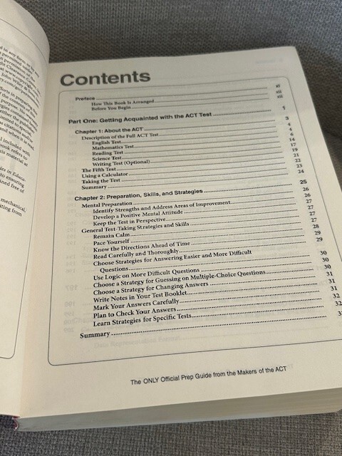 The Official ACT Prep Guide 2022 2023 Wiley EUC Book Paperback Study Test