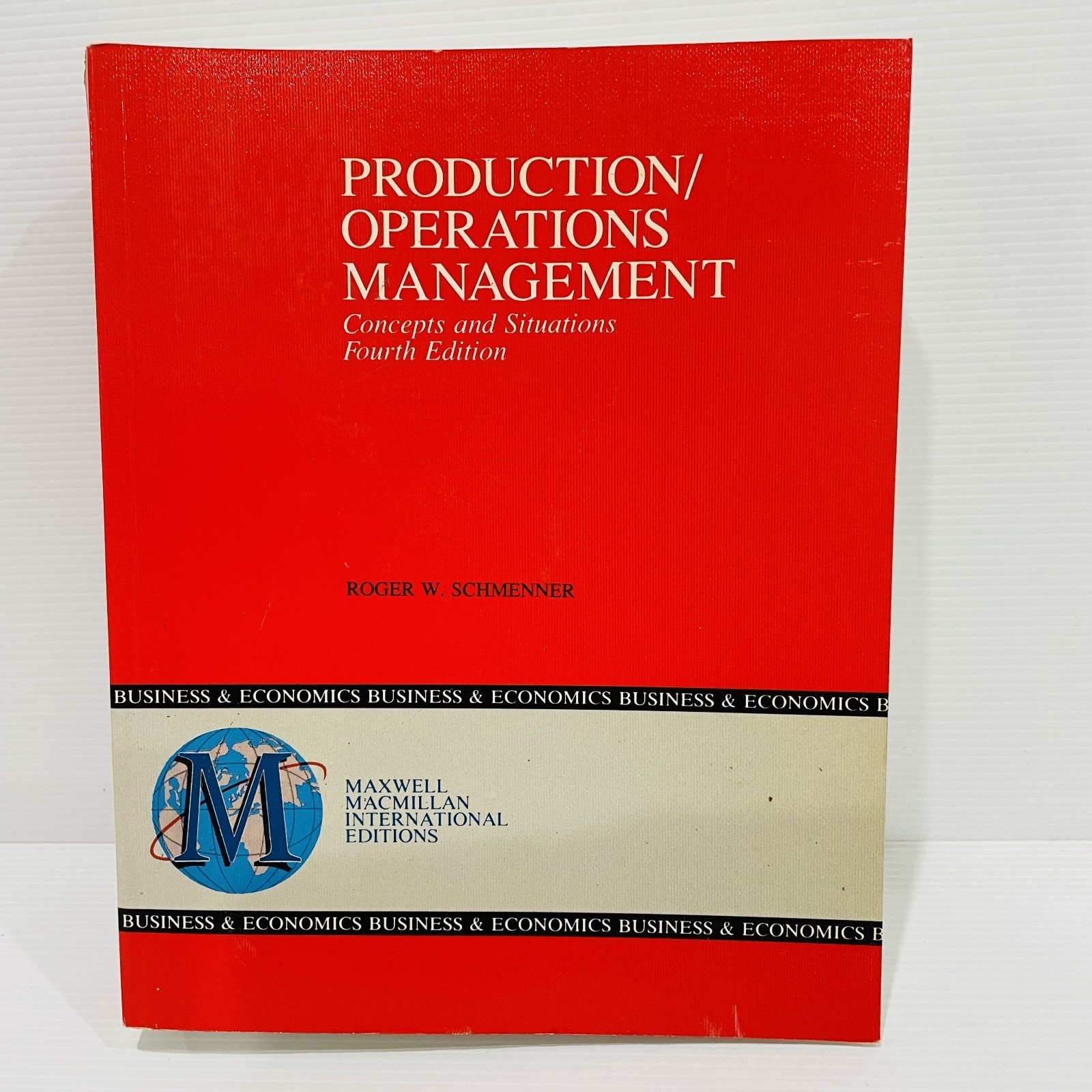 Production/Operations Management – Roger W. Schmenner (Maxwell Macmillan)