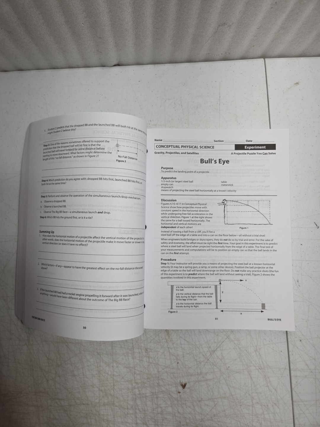 New – Laboratory Manual for Conceptual Physical Science Paul Hewitt No Markings