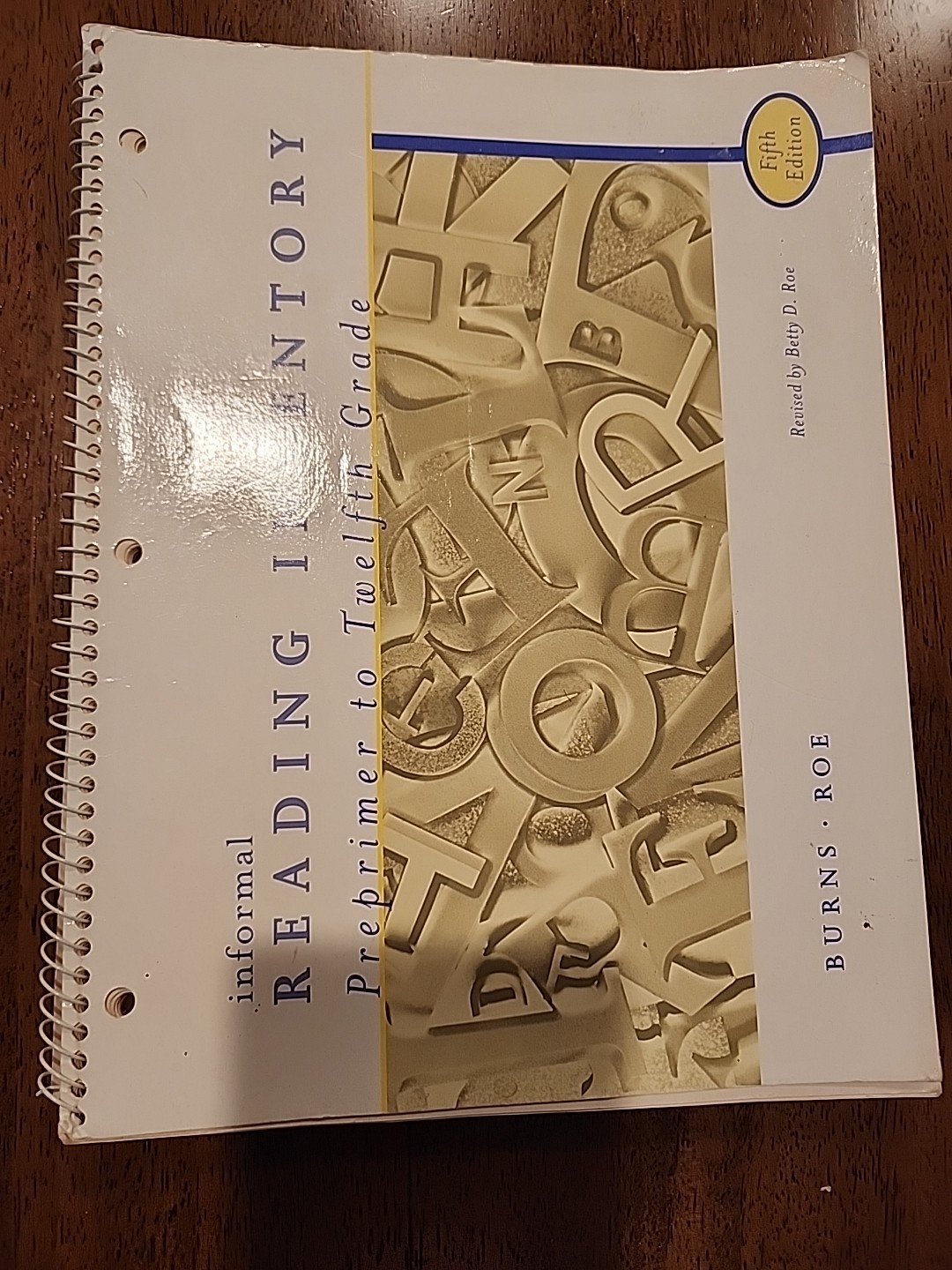 Informal Reading Inventory : Preprimer to 12th Grade (1998, Spiral, 5th edition)