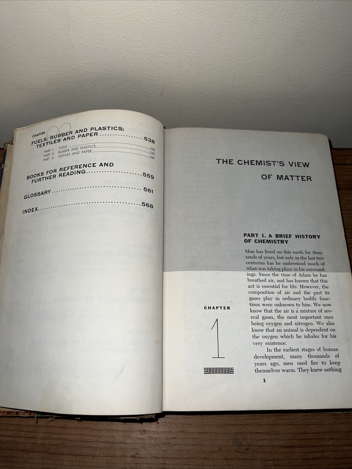 Chemistry for Progress, Textbook, Young and Betty Hard Cover, 1957 USA