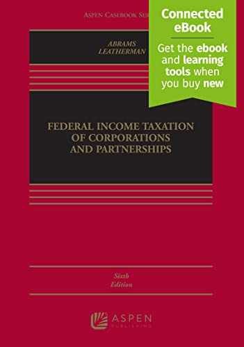 Federal Income Taxation of – Hardcover, by Howard E. Abrams; – Very Good c