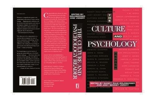 The Culture and Psychology Reader by Nancy Rule Goldberger: Used