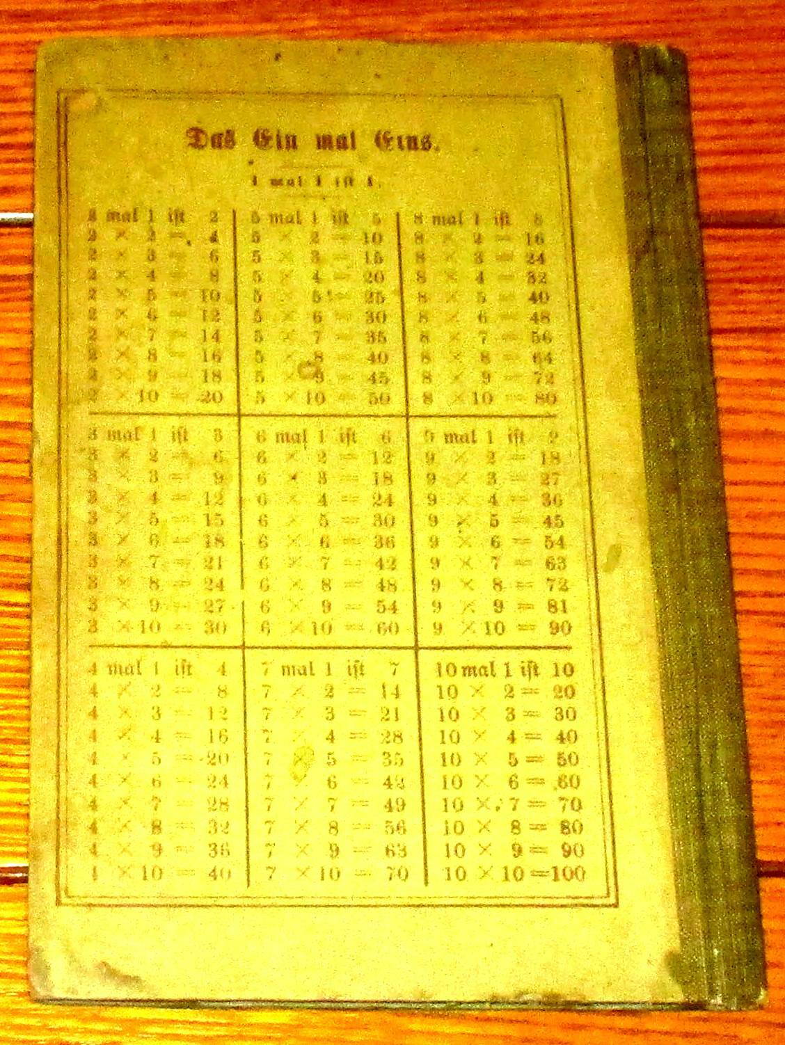 1897 The German Catholic Schools New Primer Hardcover Book in German 64 Pages