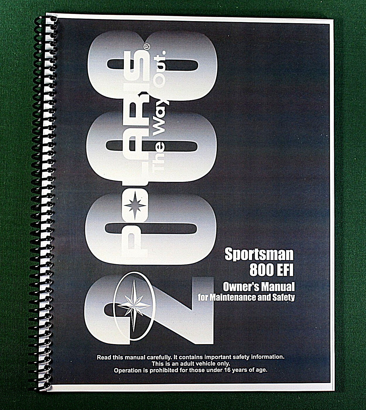 2008 Polaris Sportsman 800 EFI Owner’s Manual: 140 Pages & Protective Covers!