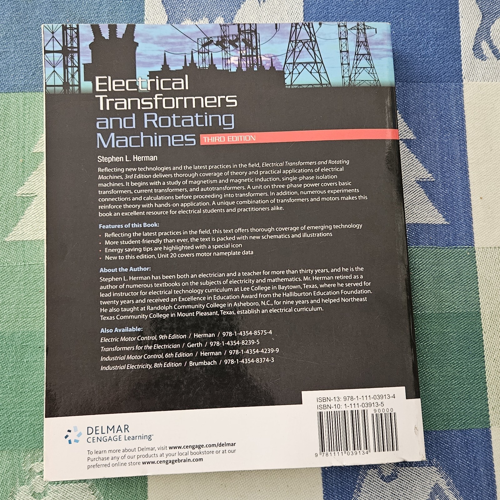 Electrical Transformers and Rotating Machines by Stephen L. Herman Trade