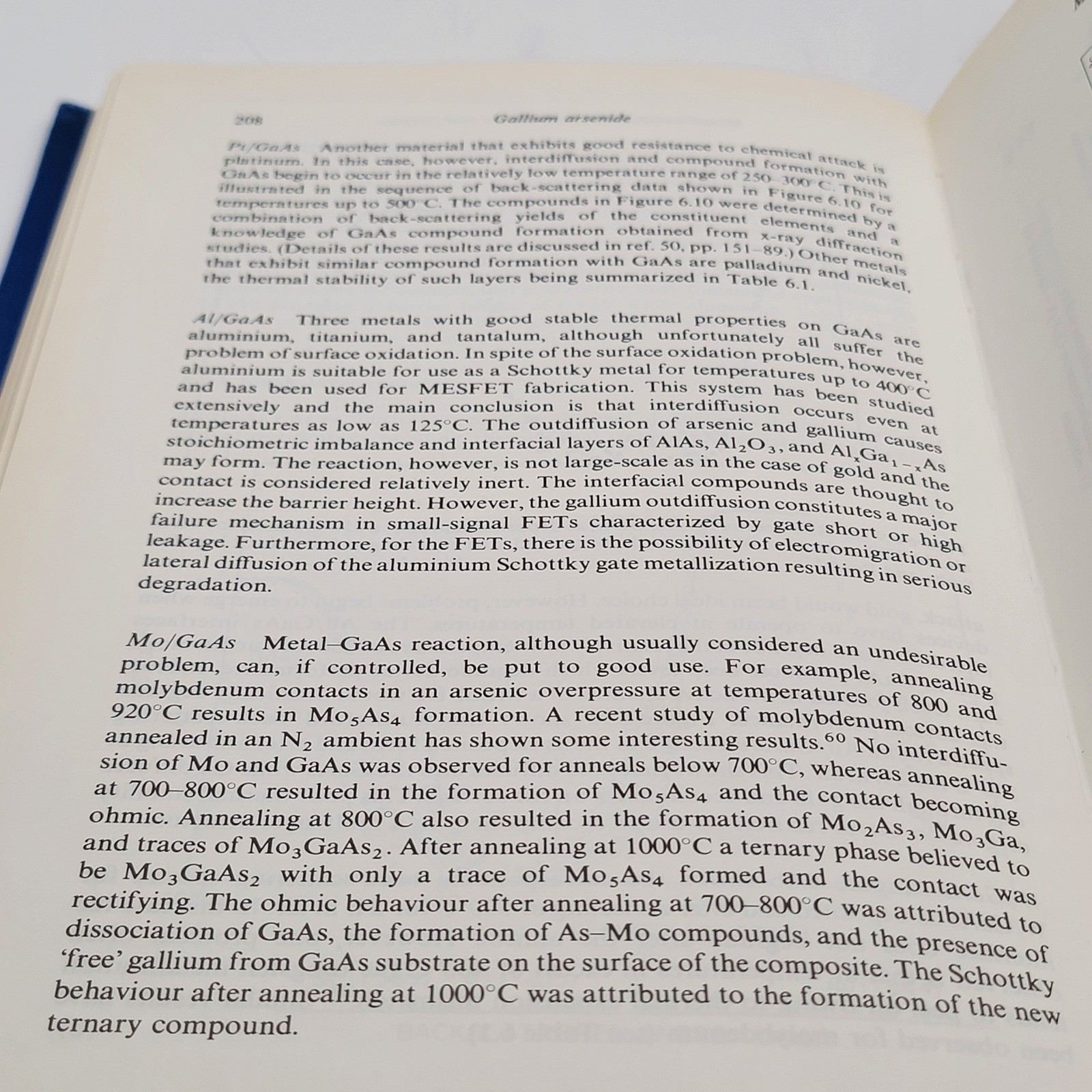 M. J. Howes Gallium Arsenide Materials Devices and Circuits Hardcover 1985 Good