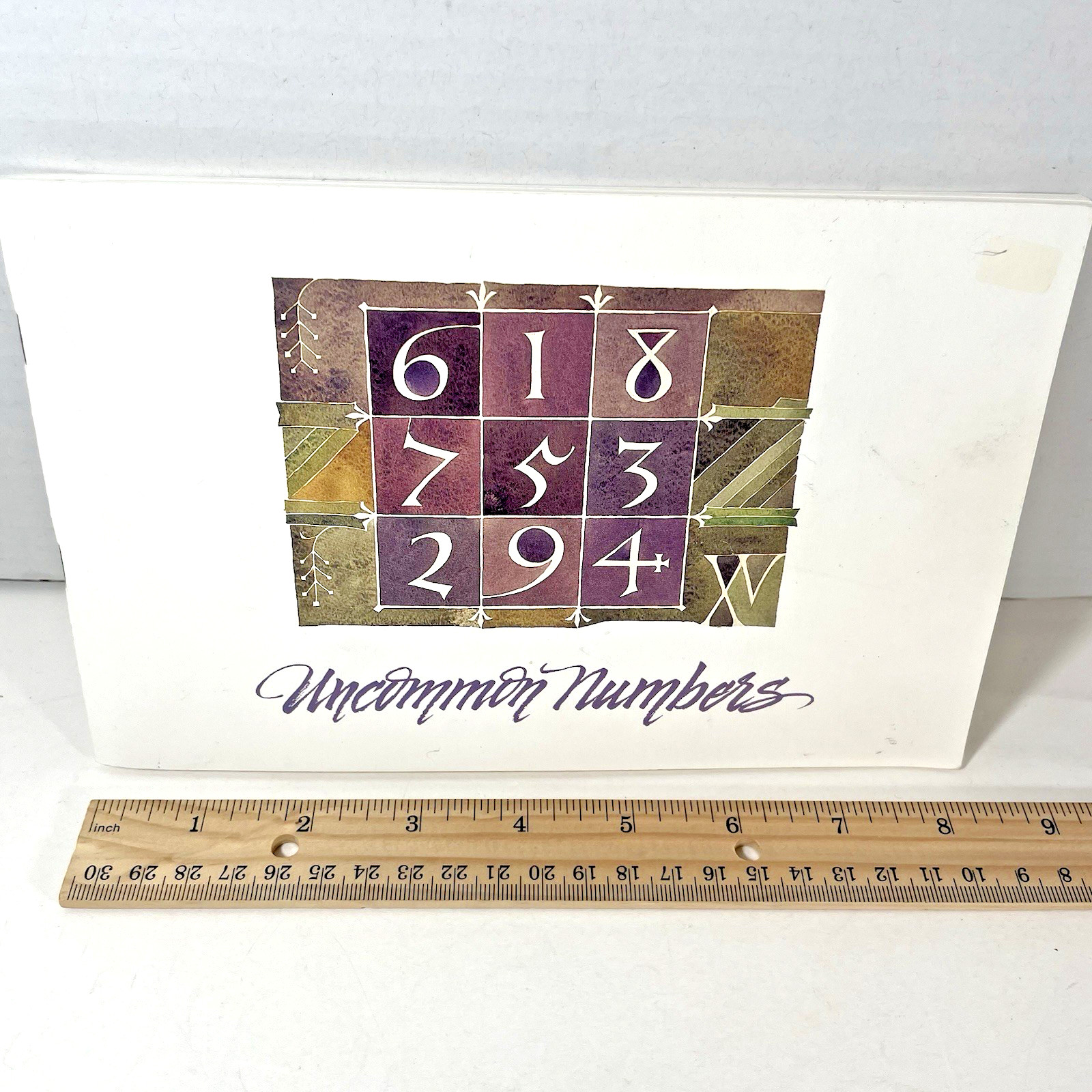 Uncommon Numbers: Source Book for Artists 1996 Calligraphy Brenda Casey 64 pgs