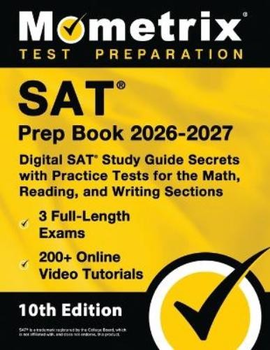 Matthew Bowling SAT Prep Book 2026-2027 – 3 Full-Length Exams, 200+ (Paperback)