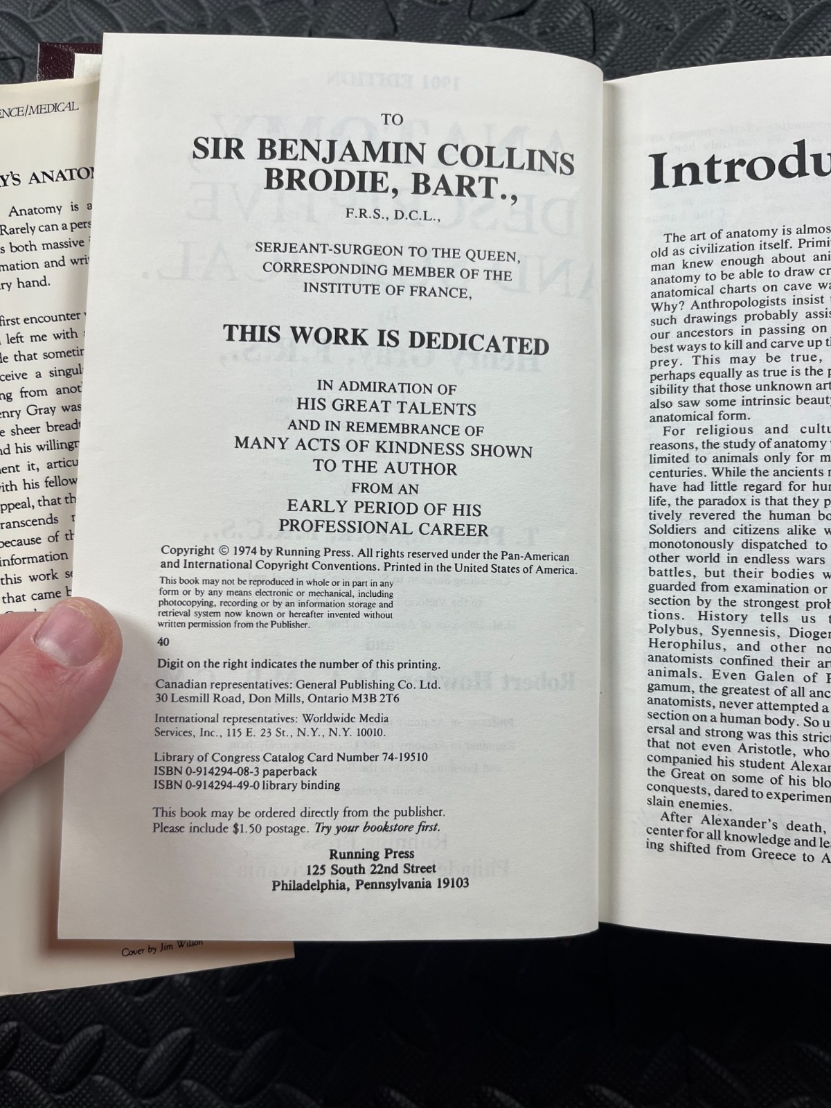 Gray’s Anatomy : The Unabridged Running Press Edition of the Amer