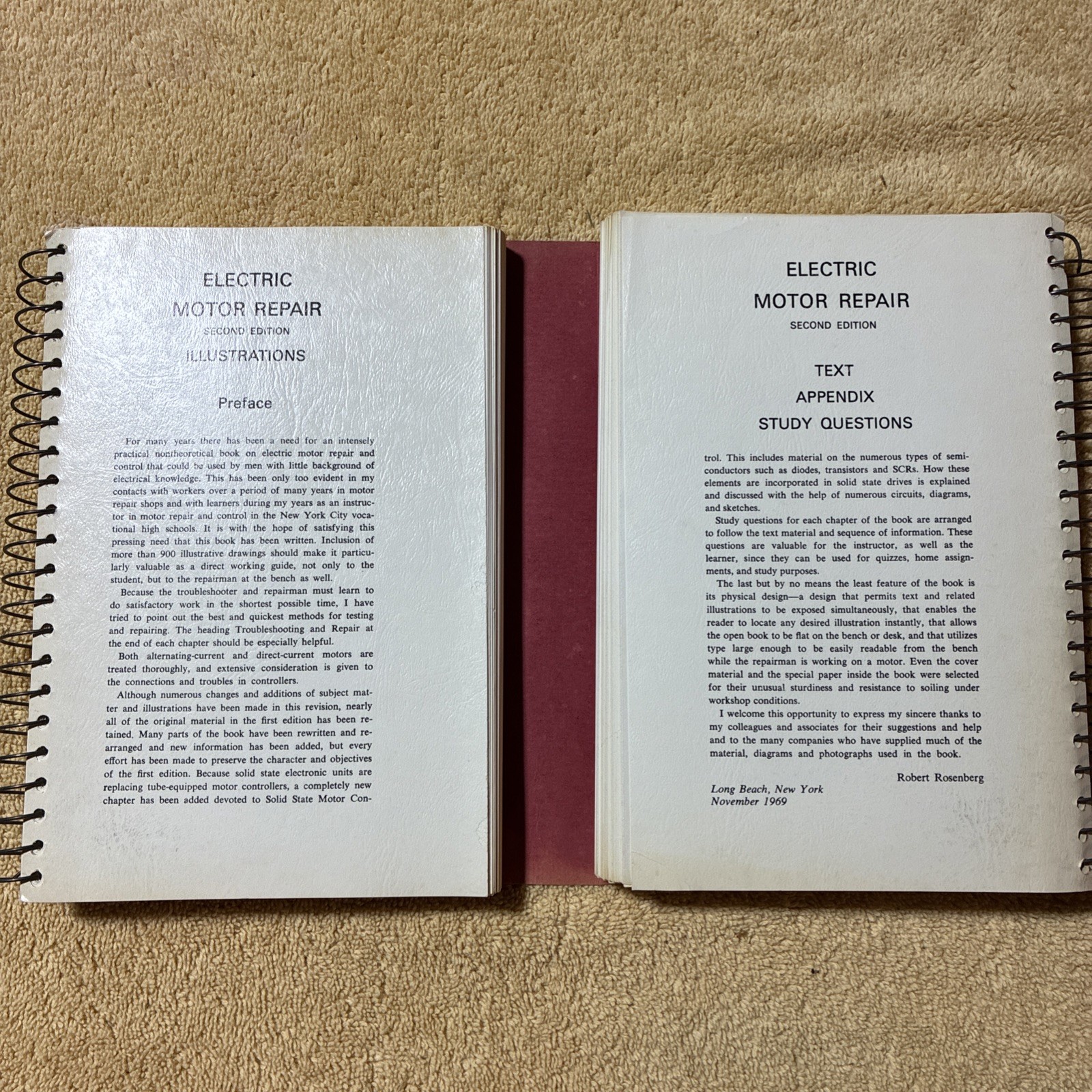 Electric Motor Repair Second Edition by Robert Rosenberg 1970 – Second Edition