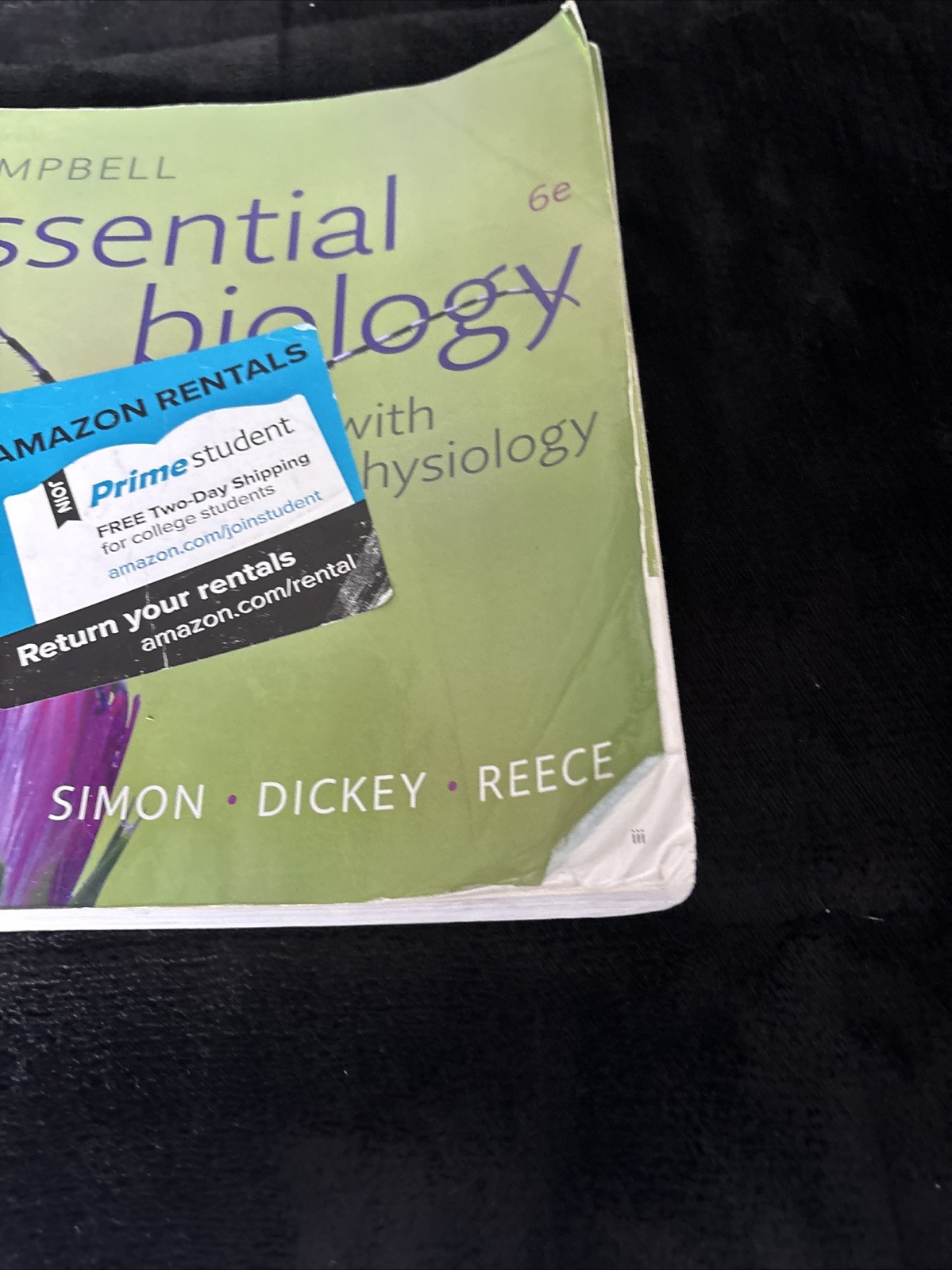 Campbell Essential Biology with Physiology 6th Edition by Simon, Dickey, Reece