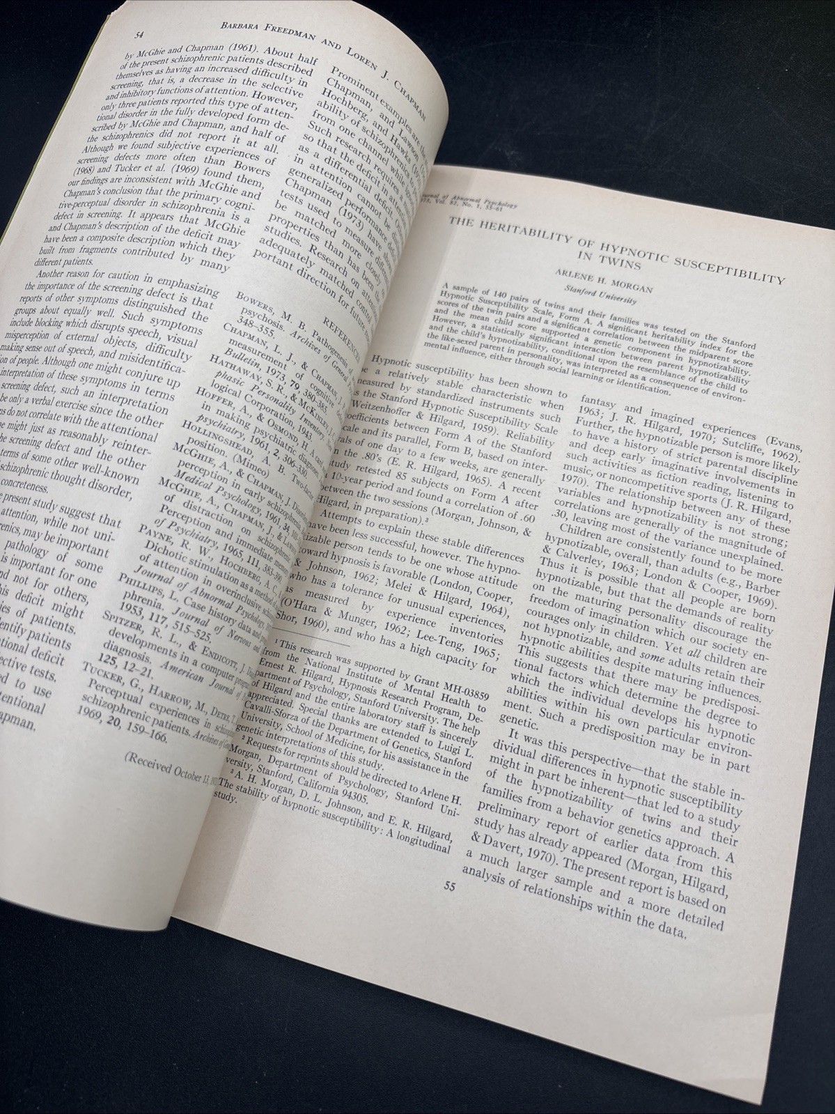 1973 Journal Of Abnormal Psychology Vol 82 1-2-3 APA Behavior Drug Treatment