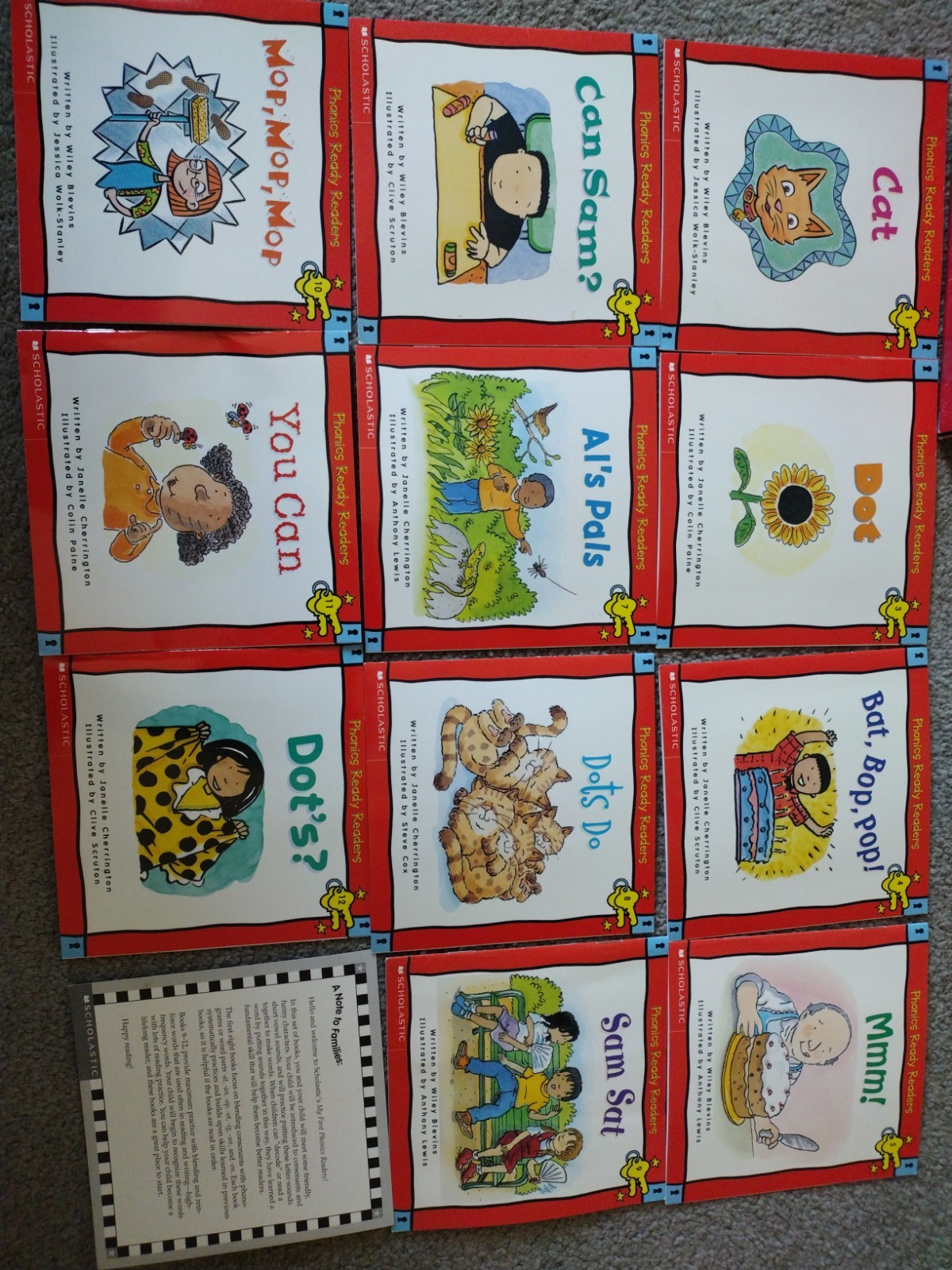 Scholastic My First Phonics Readers 11 Very Good Books 📚& 1 New Cassette Tape.