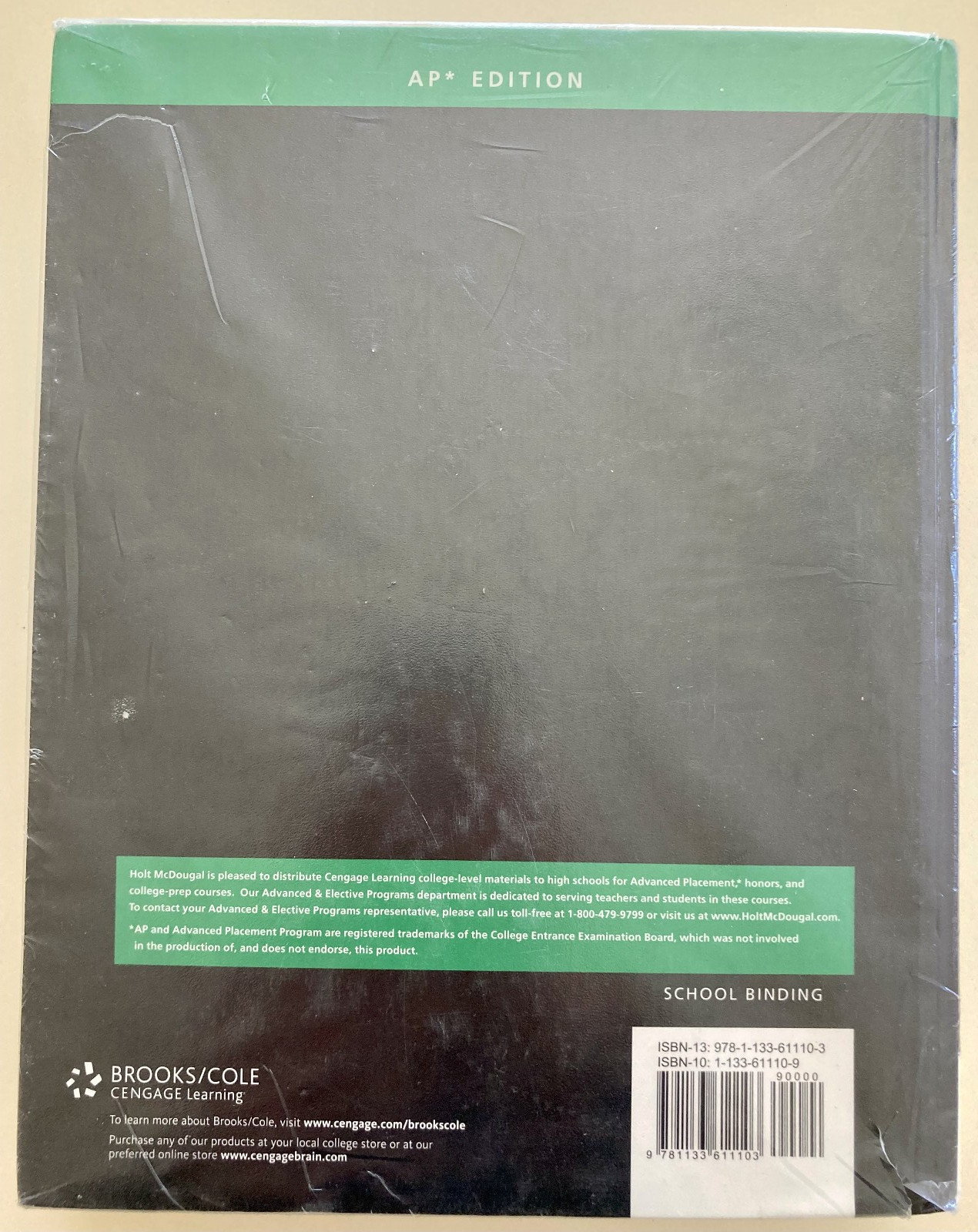 LIKE NEW Chemistry AP Edition 9th Edition Zumdahl/ Zumdahl 9781133611103