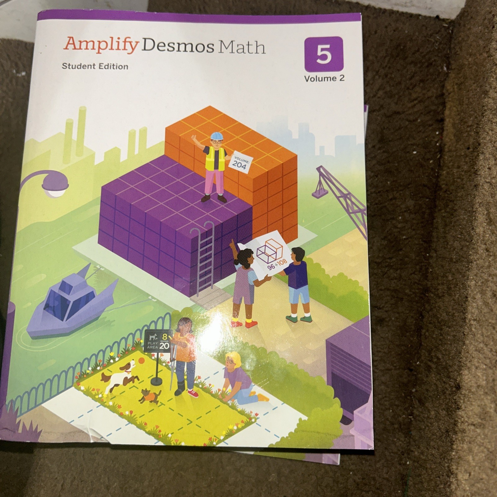 Amplify Desmos Math: Grade 5 Volume 2 Units 5-7 Student Edition 2023