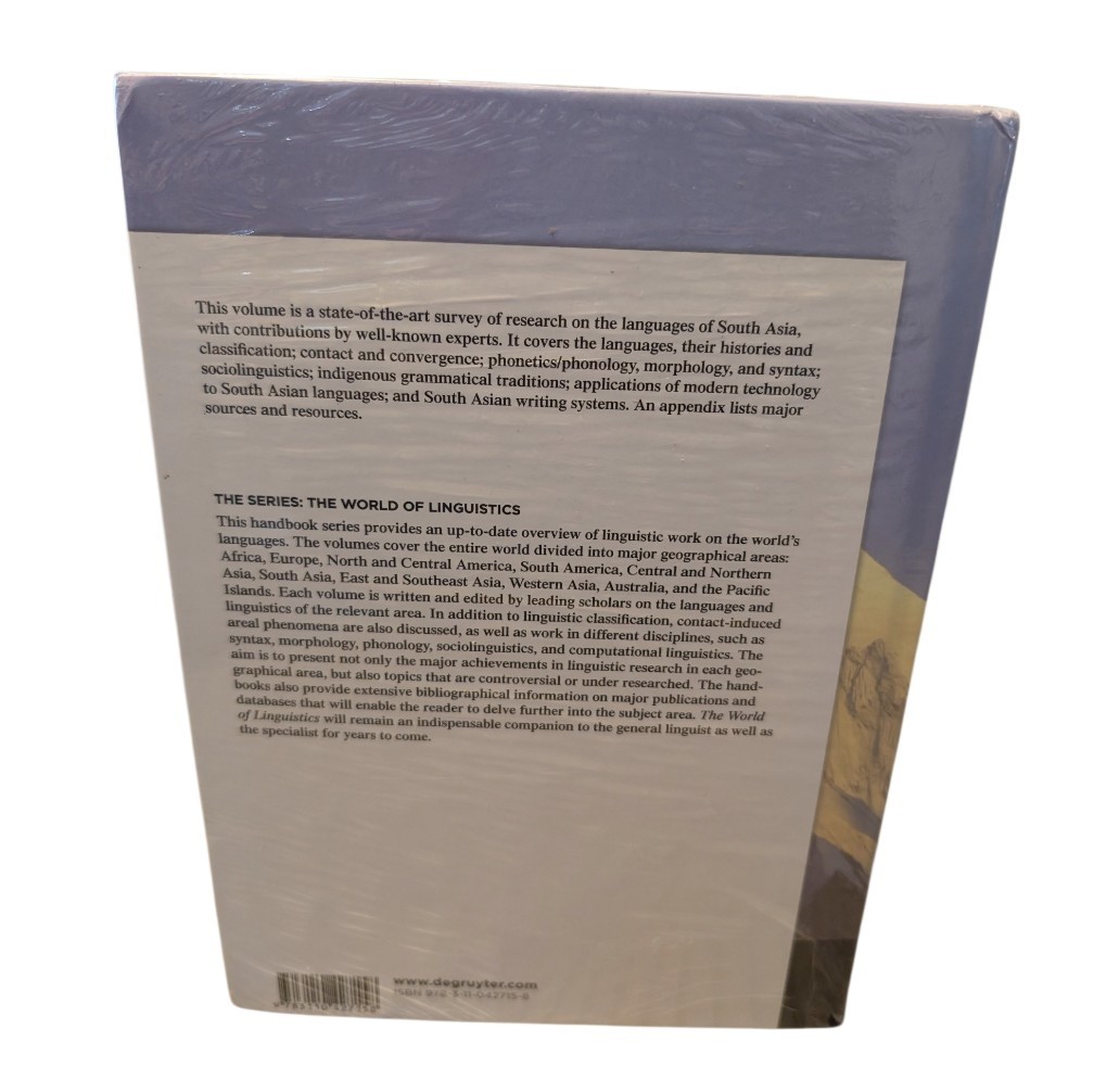 The Languages & Linguistics Of South Asia By Hans Henrich Hock Hardcover Sealed