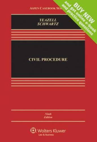 Civil Procedure [Connected Casebook] (Aspen Casebook) – Hardcover – GOOD