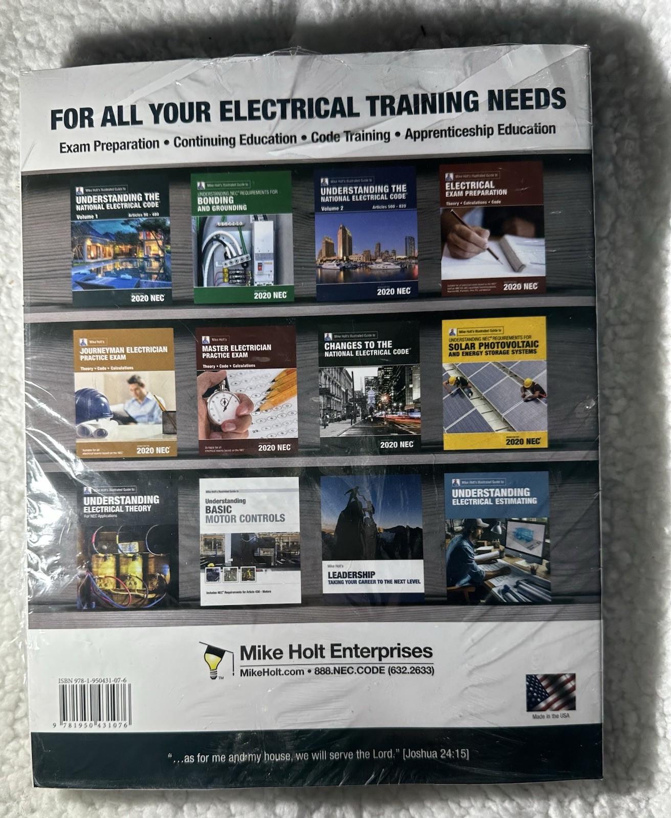 Mike Holt’s Understanding the National Electrical Code, Vol. 1 (textbook), 2020