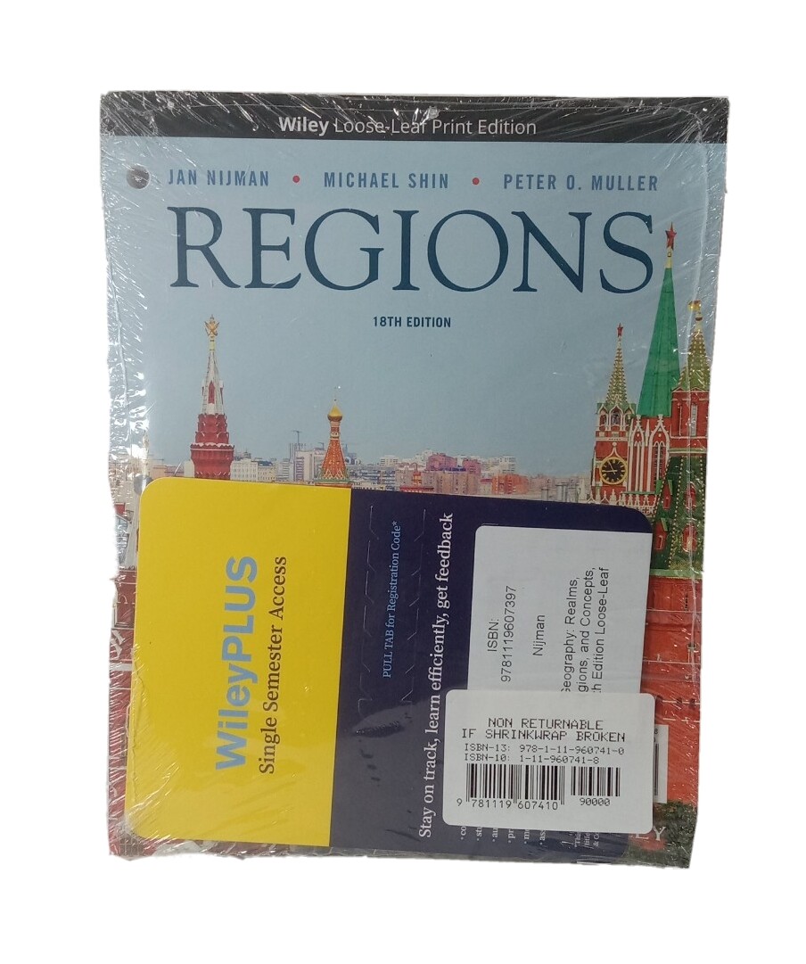 Geography: Realms, Regions, and Concepts Loose-Leaf Print Edition By Jan Nijman