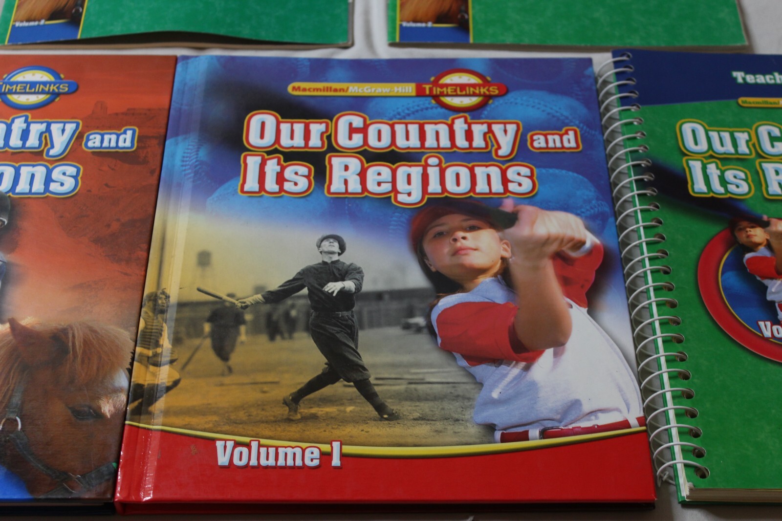 McGraw Hill Timelinks Our Country & Its Regions Grade 4 Set Teacher’s Edition