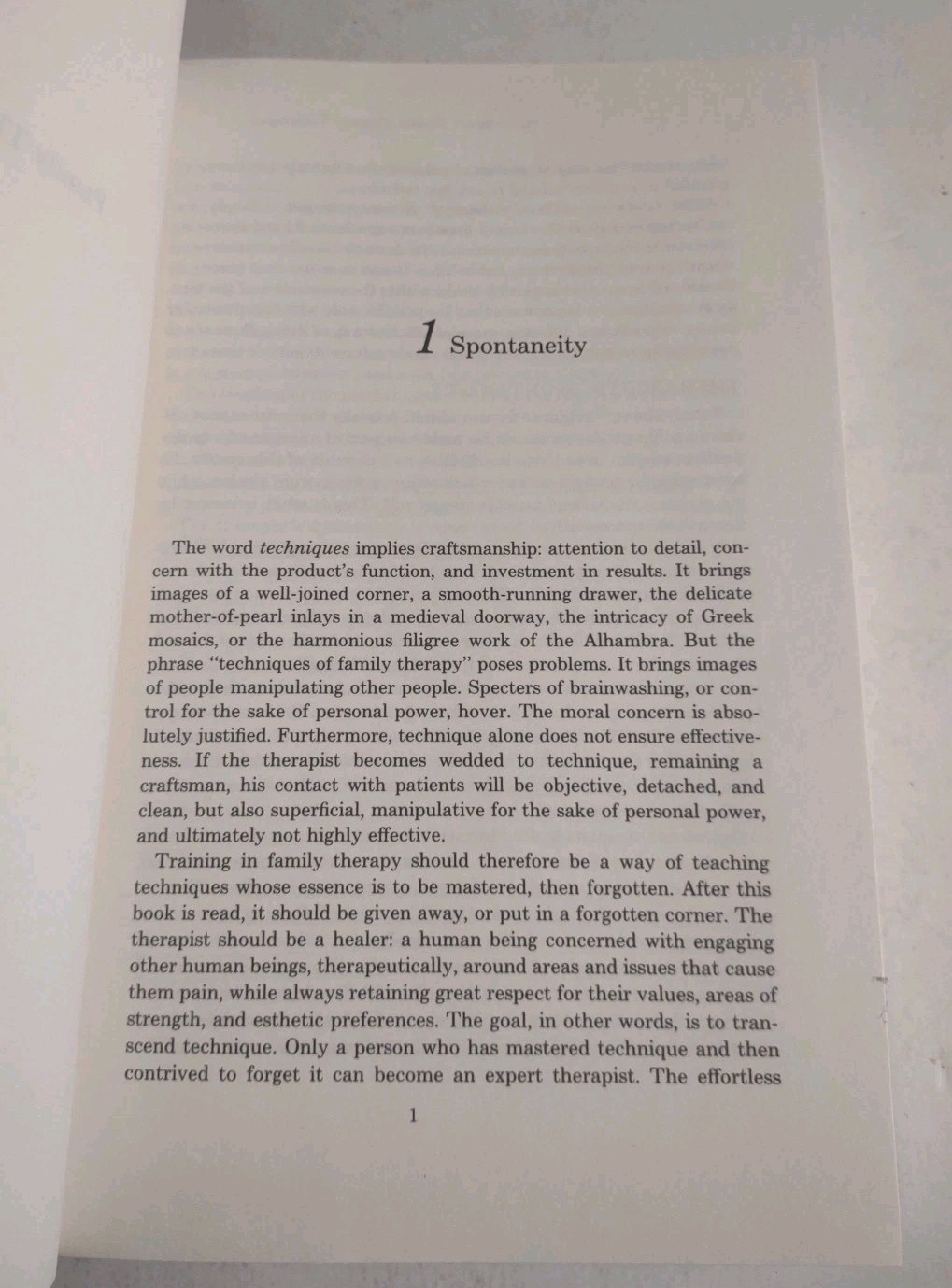 Family Therapy Techniques by Salvador Minuchin & H. Charles Fishman Hardcover.