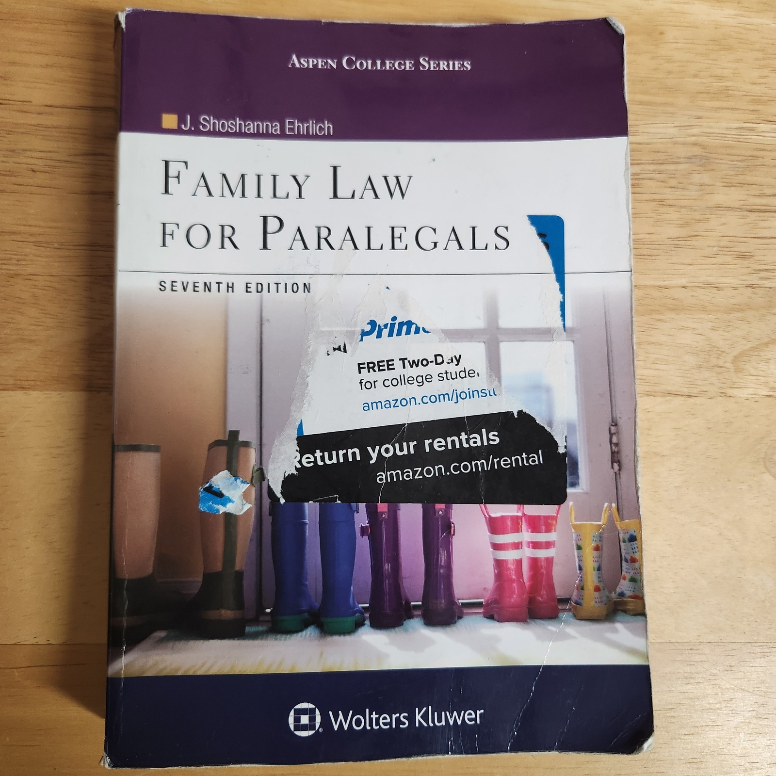 Family Law for Paralegals by Ehrlich, J. Shoshanna 7th Edition