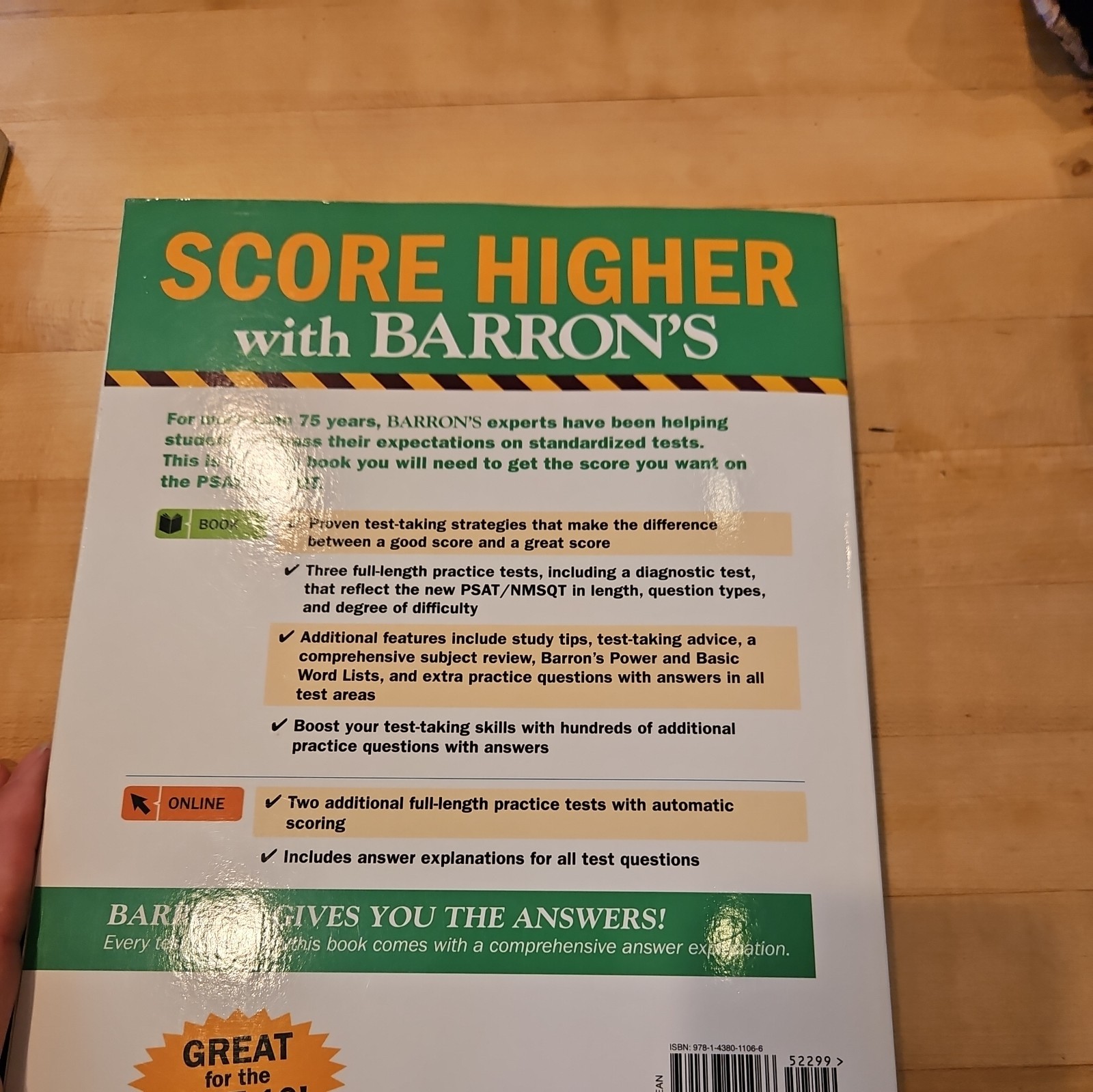 Barron’s Test Prep Ser.: PSAT/NMSQT with Online Tests by Sharon Weiner Green,…