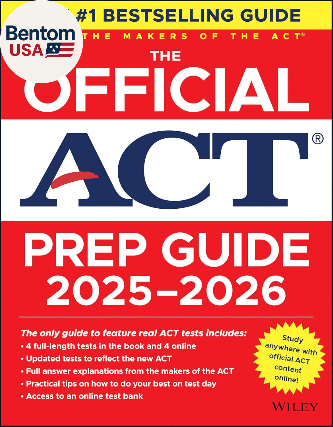 The Official ACT Prep Guide 2025 – 2026: Book + Online Course