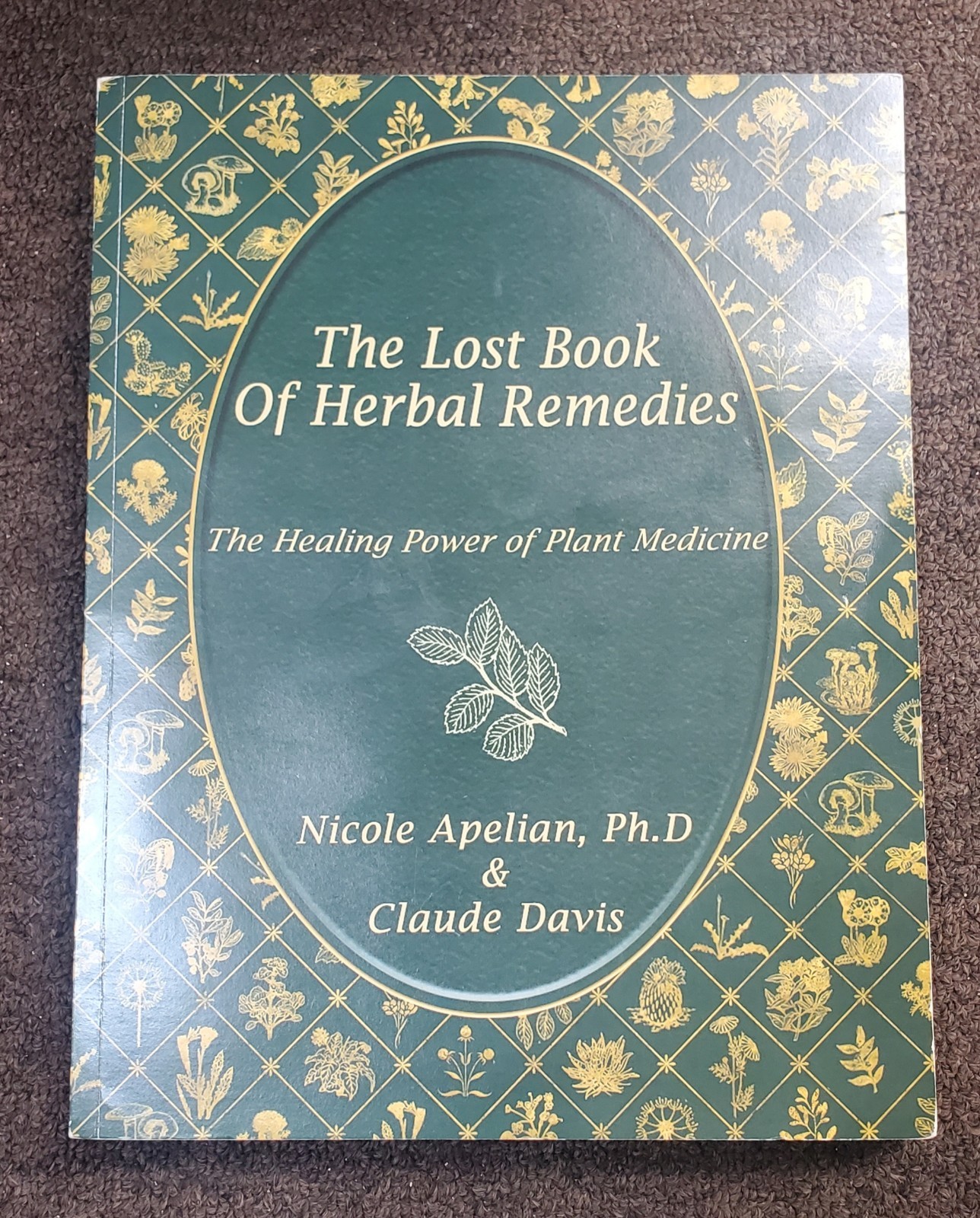 The Lost Book of Herbal Remedies – Apelian / Davis – 2019 pb – very good
