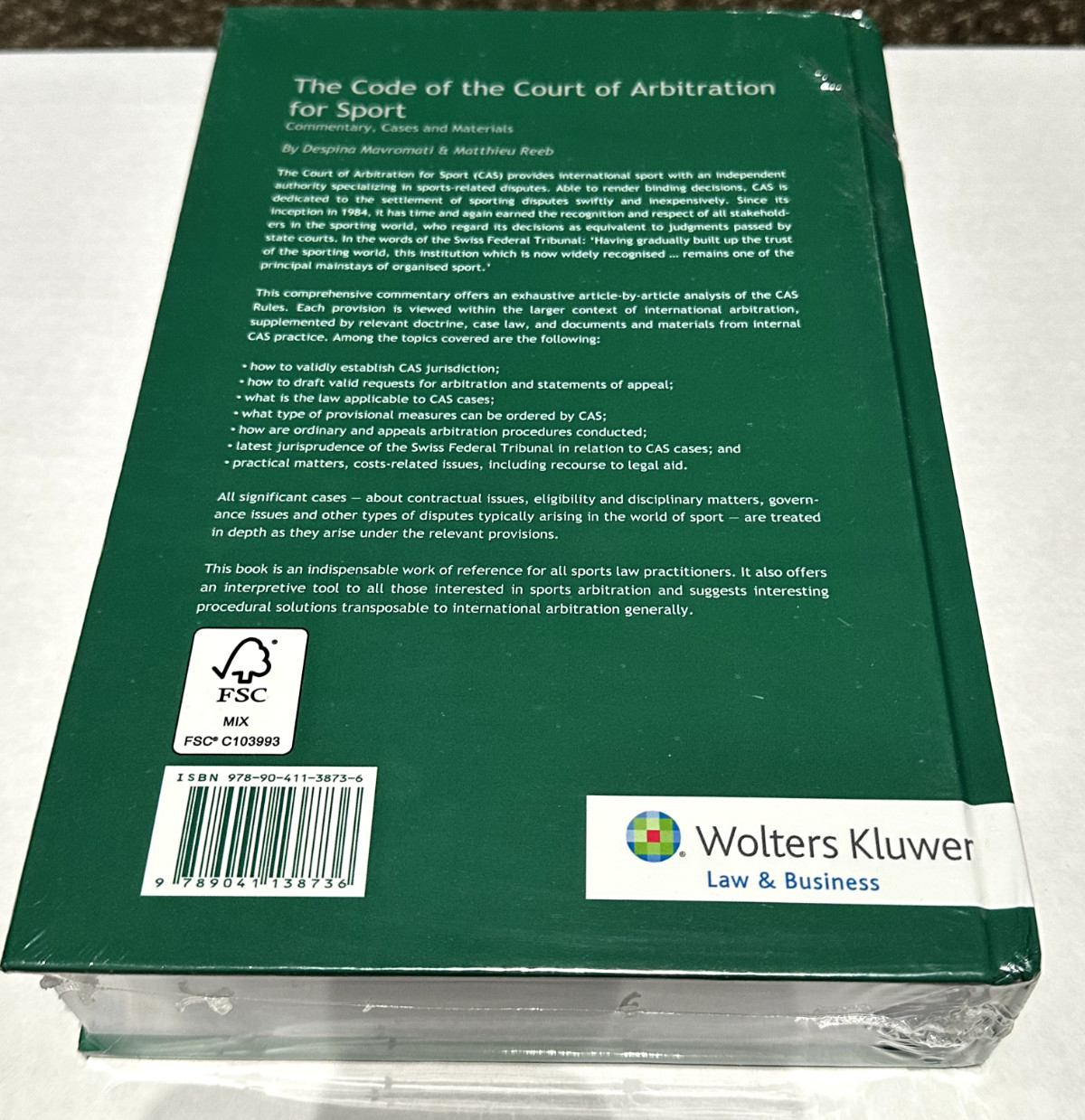 The Code of the Court of Arbitration for Sport: Commentary, Cases