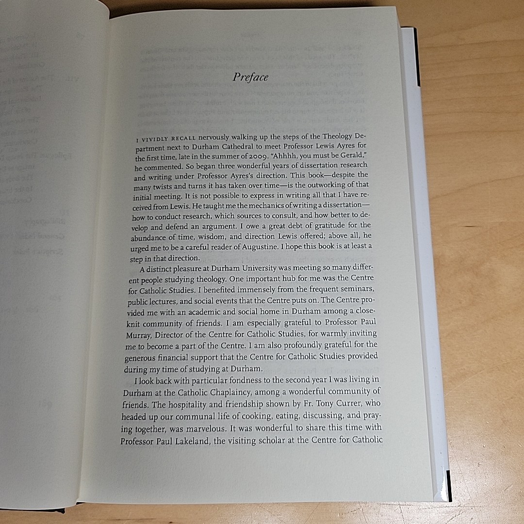 Augustine’s Early Theology of Image A Study In The Development P. Gerald Boersma