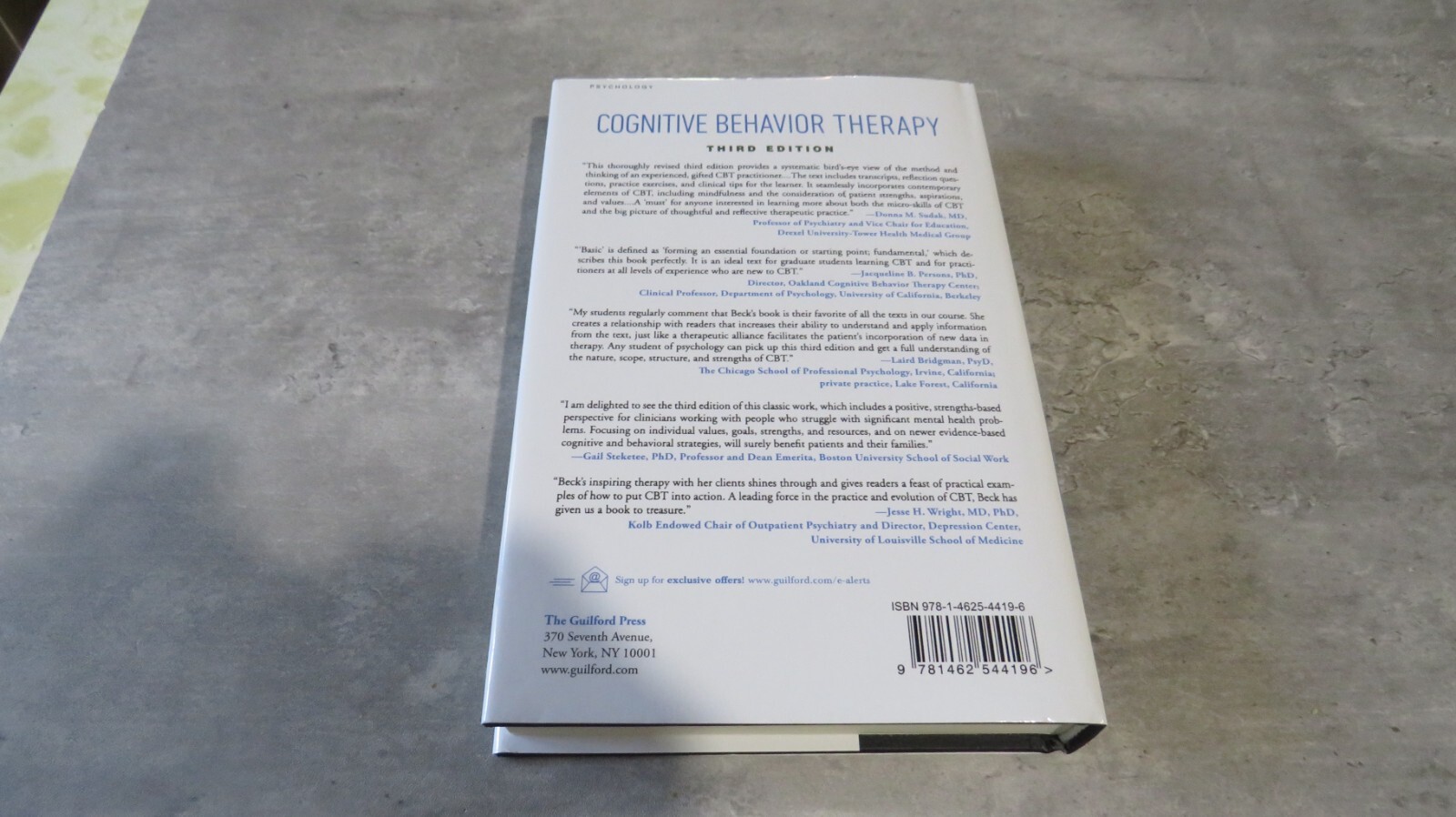 Cognitive Behavior Therapy : Basics and Beyond by Judith S. Beck (2020,…
