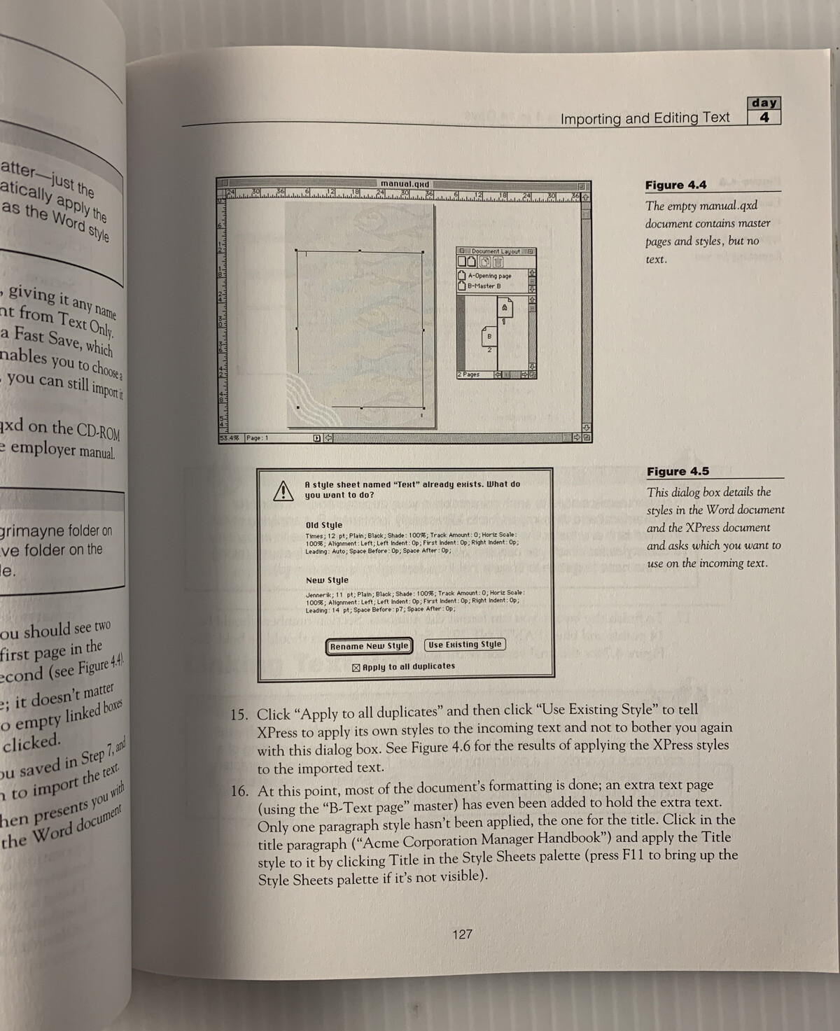 Teach Yourself QuarkXPress 4 in 14 Days by Al Gibbs; Kate Binder 1997