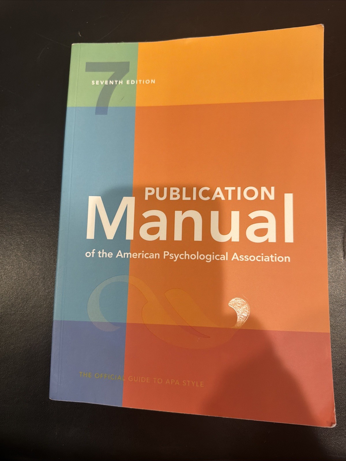 Publication Manual (OFFICIAL) 7th Edition of the American Psychological