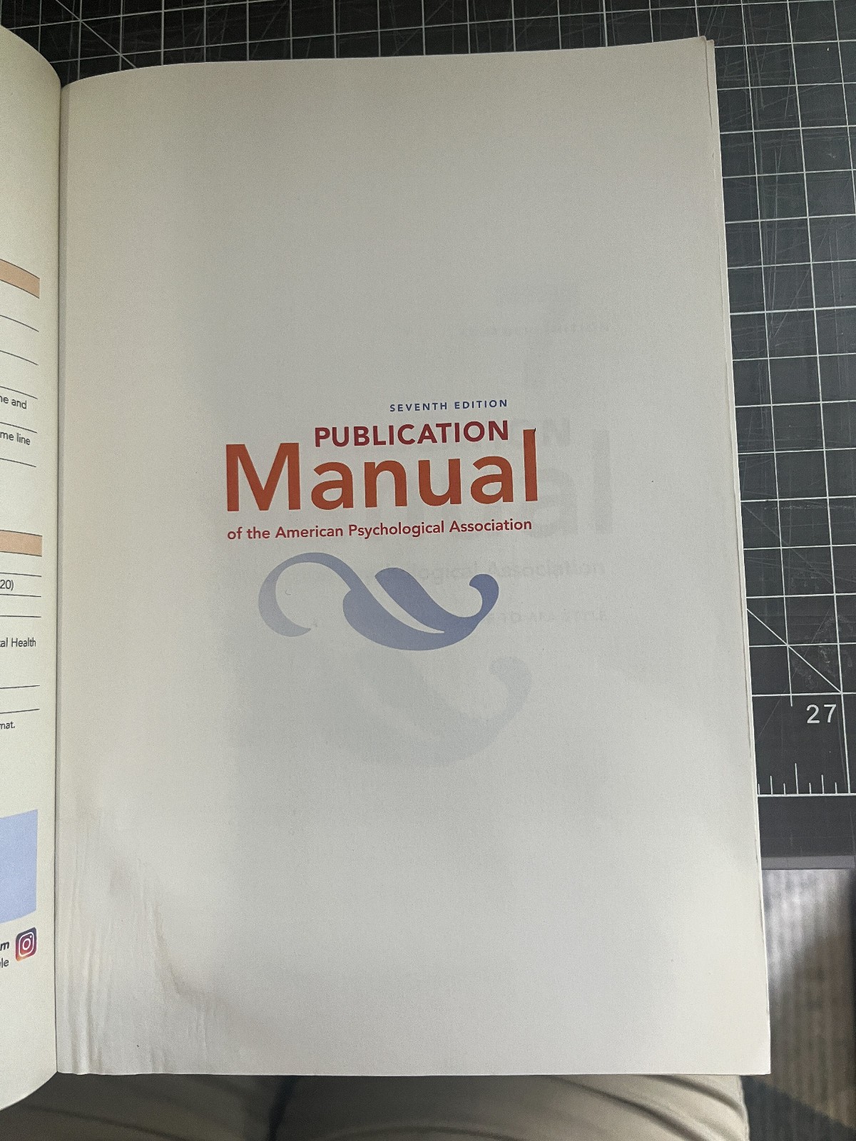 Publication Manual (OFFICIAL) 7th Edition of the American Psychological…
