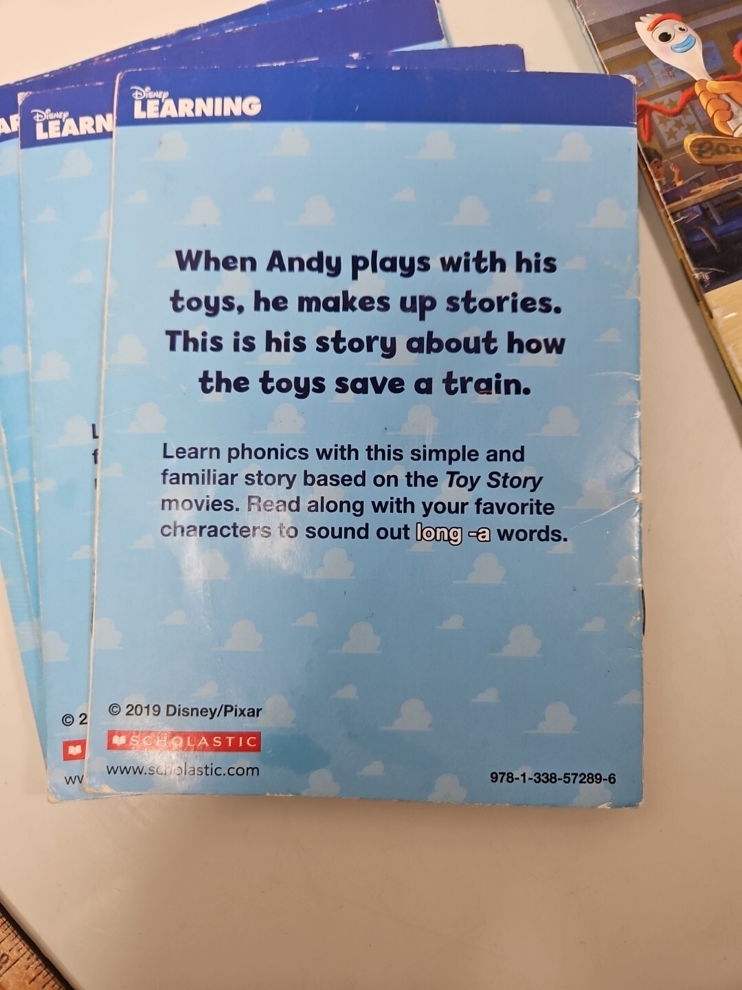 Disney LEARNING TOY STORY BOOK LOT PIXAR SCHOLASTIC 9 BOOK SET WOODY BUZZ GUC