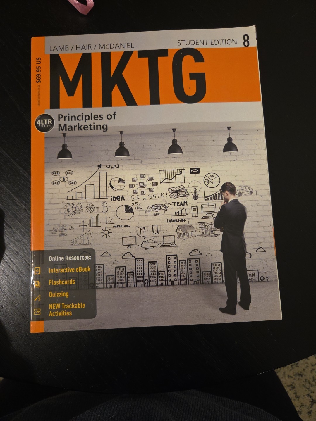 MKTG Principles of Marketing 8th Ed Lamb Hair McDaniel Cengage Paperback