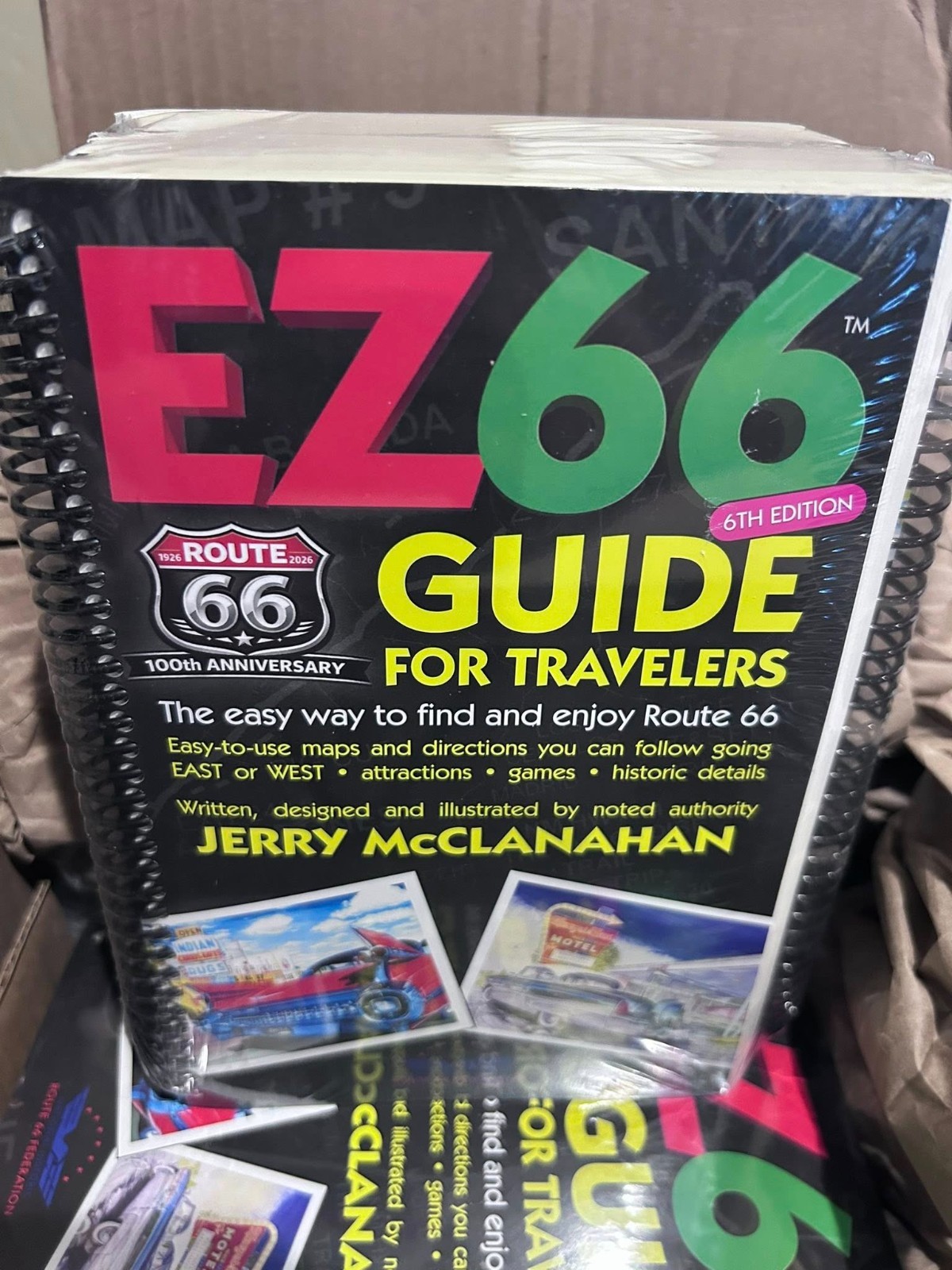 ROUTE 66 EZ GUIDE for Travelers 6th Edition NEW 2026 !!! Turn by Turn Directions