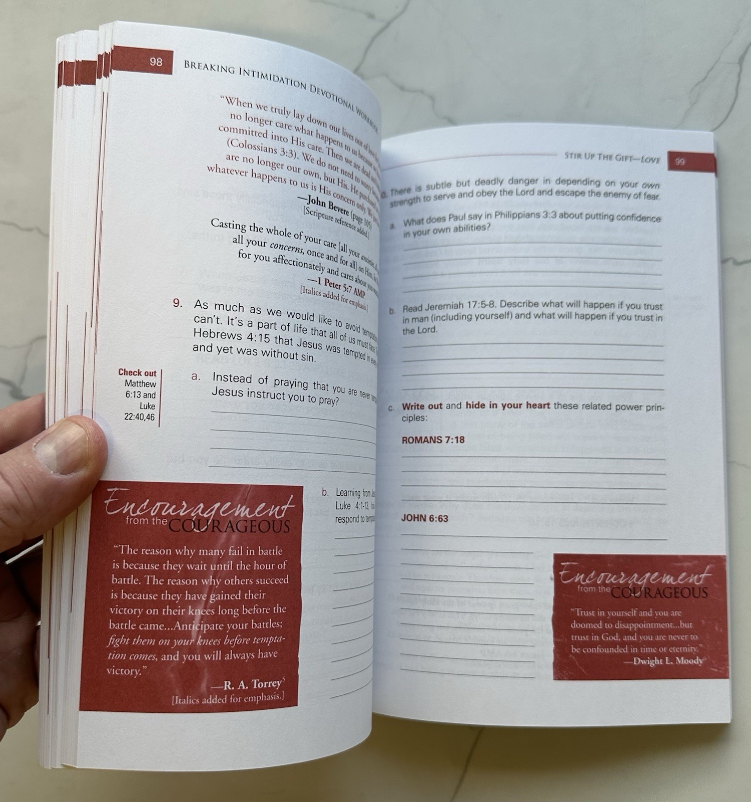 **Breaking Intimidation Curriculum Kit by John Bevere 2008 DVD CD’S + Workbook**