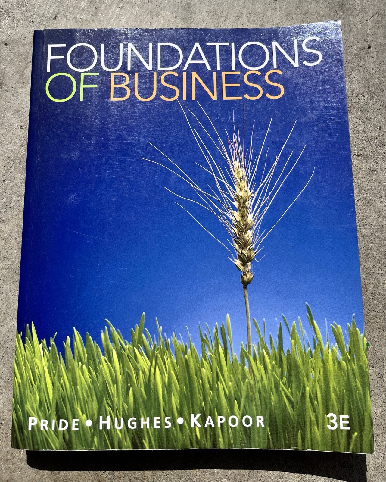 Foundations of Business by Jack R. Kapoor, William M. Pride and Robert J. Hughes