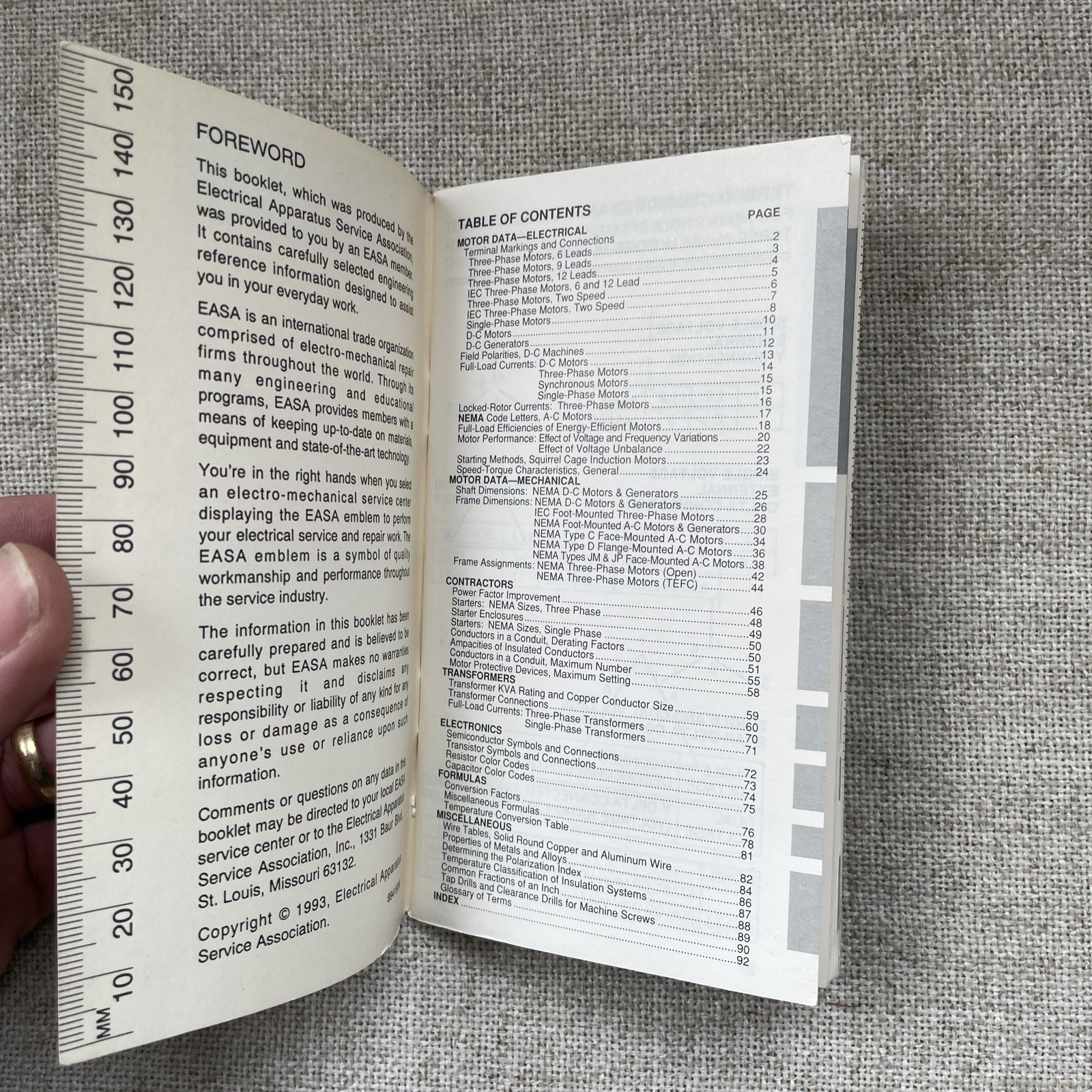 Electrical Engineering Pocket Handbook EASA 1993