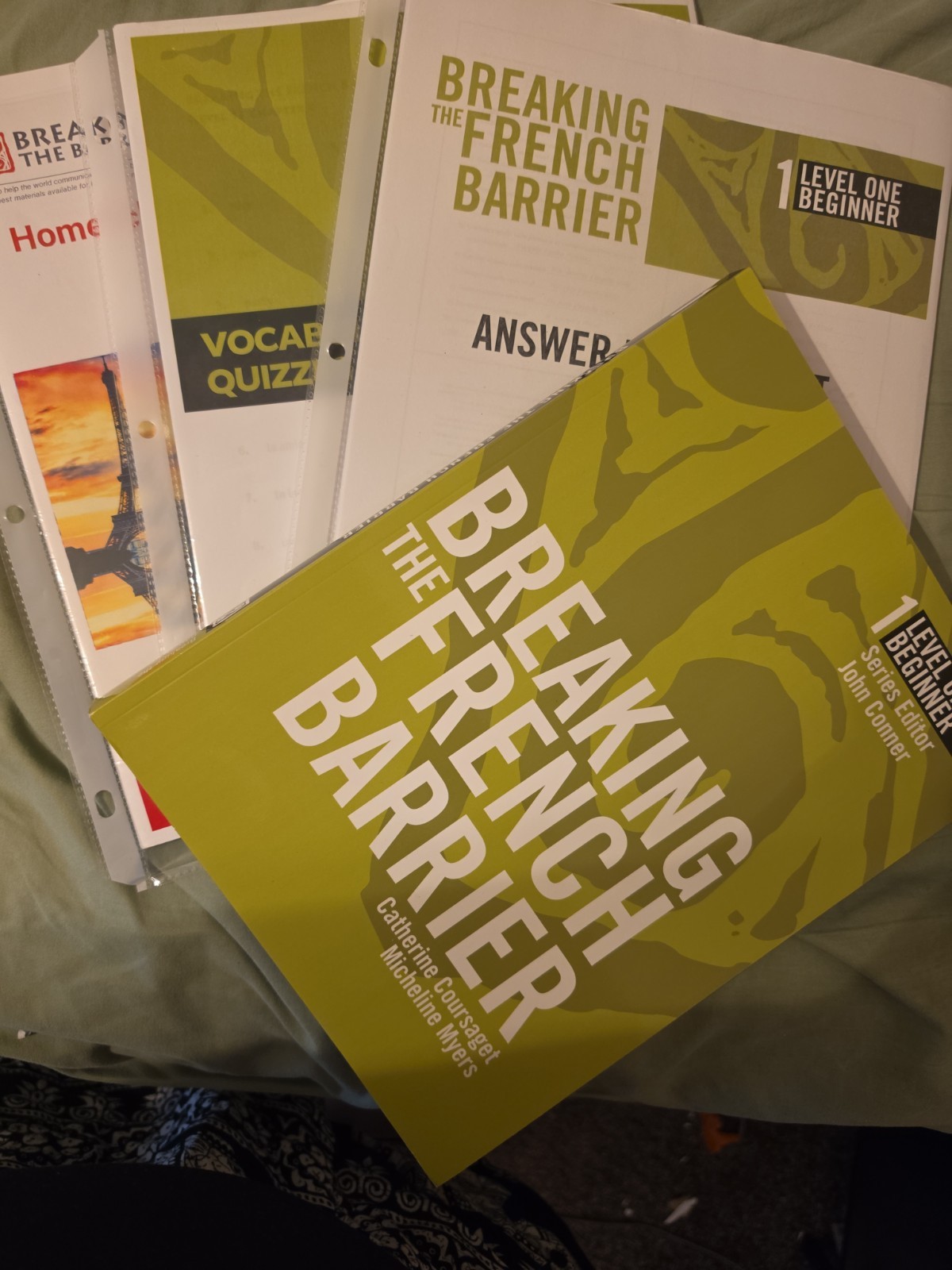 Breaking the French Barrier Homeschool Package Level One/Beginner