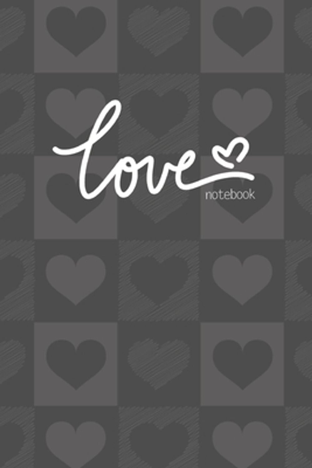 Love Notebook, Blank Write-in Journal, Dotted Lines, Wide Ruled, Medium (A5) 6 x