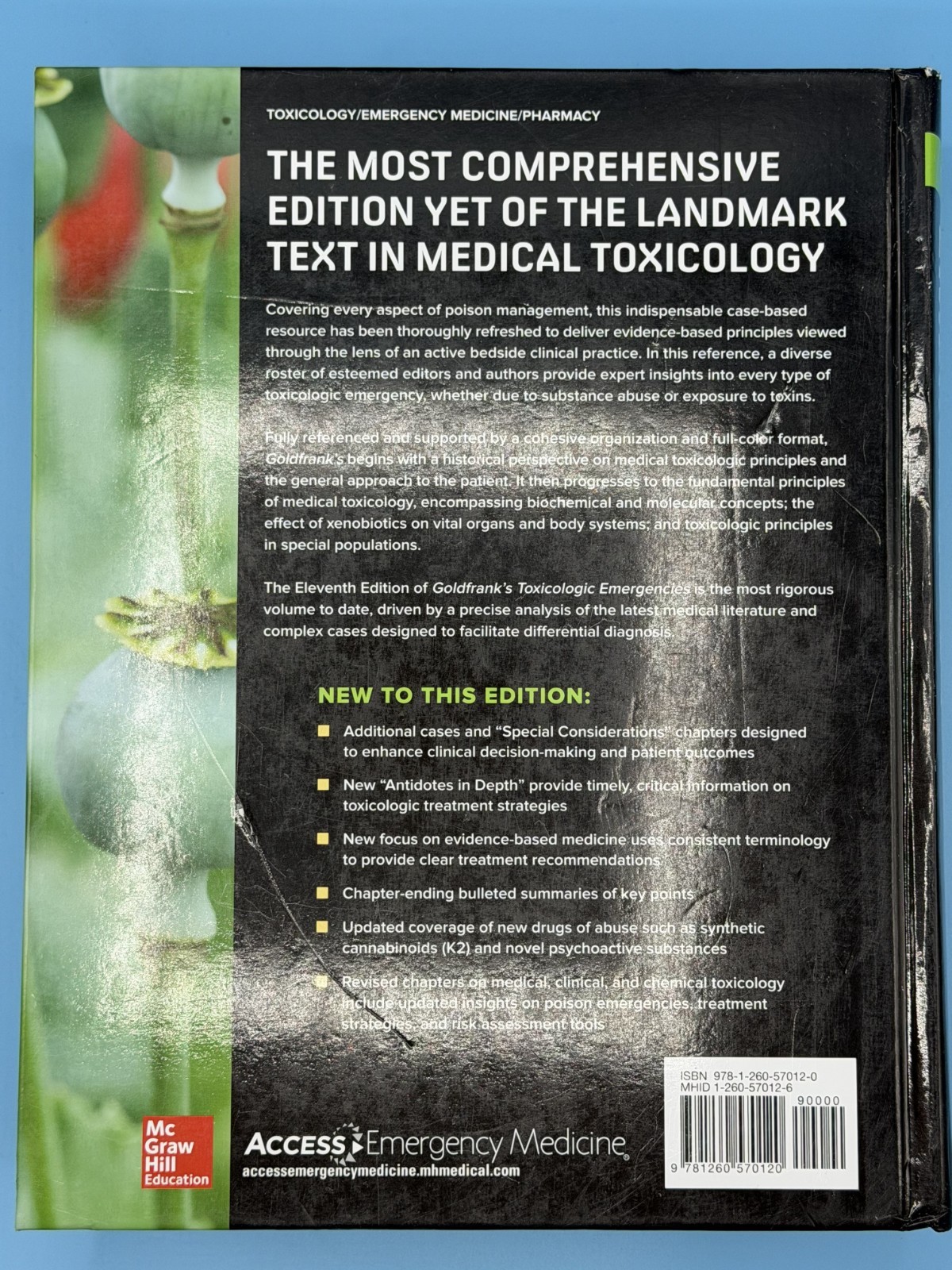Goldfrank’s Toxicologic Emergencies Eleventh Edition Lewis R. INTERNATIONAL ED.