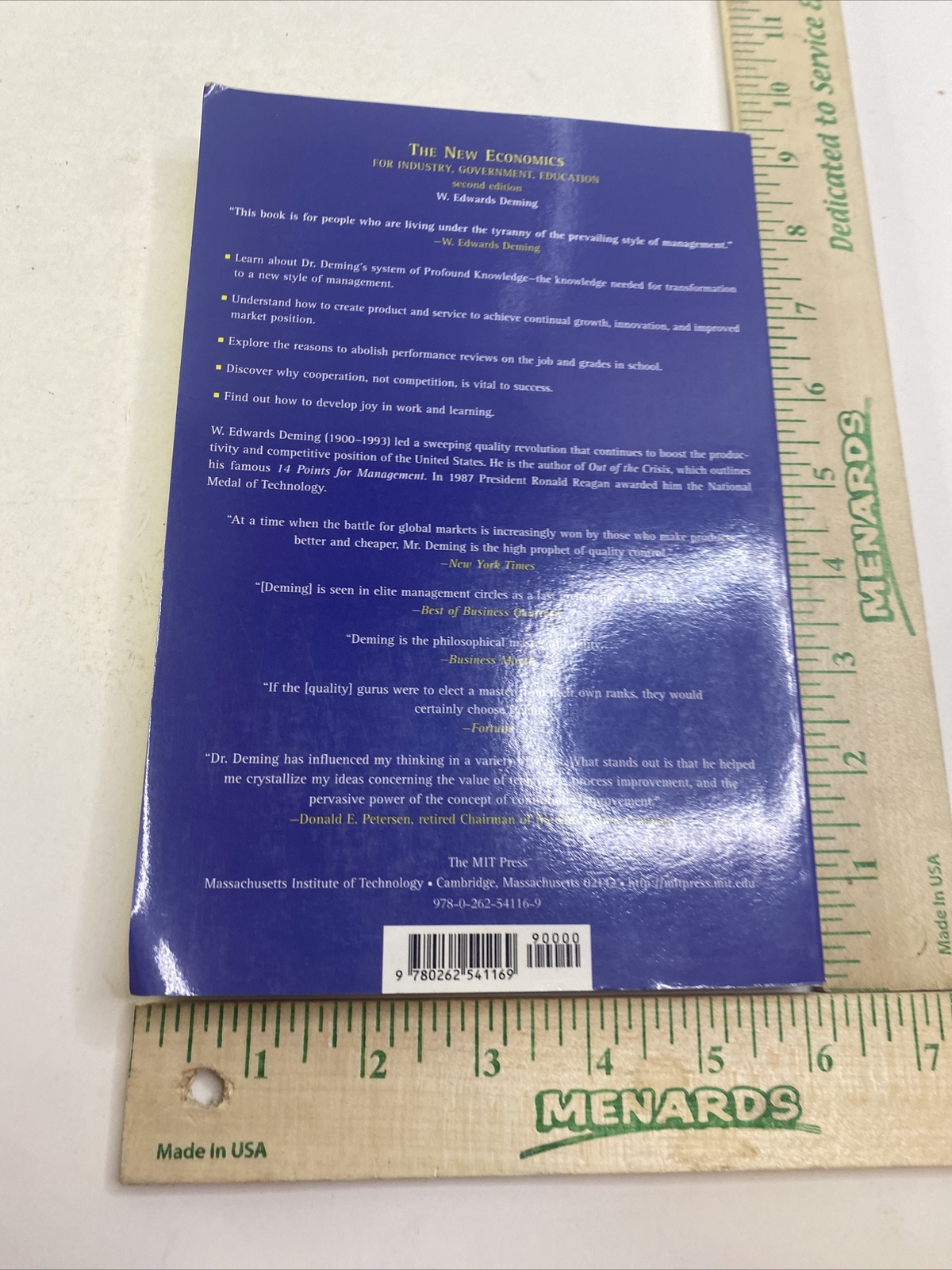 The New Economics – W. Edwards Deming (Paperback, 1994)
