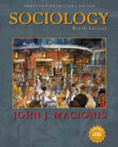 SOCIOLOGY By John J. Macionis – Hardcover *Excellent Condition*